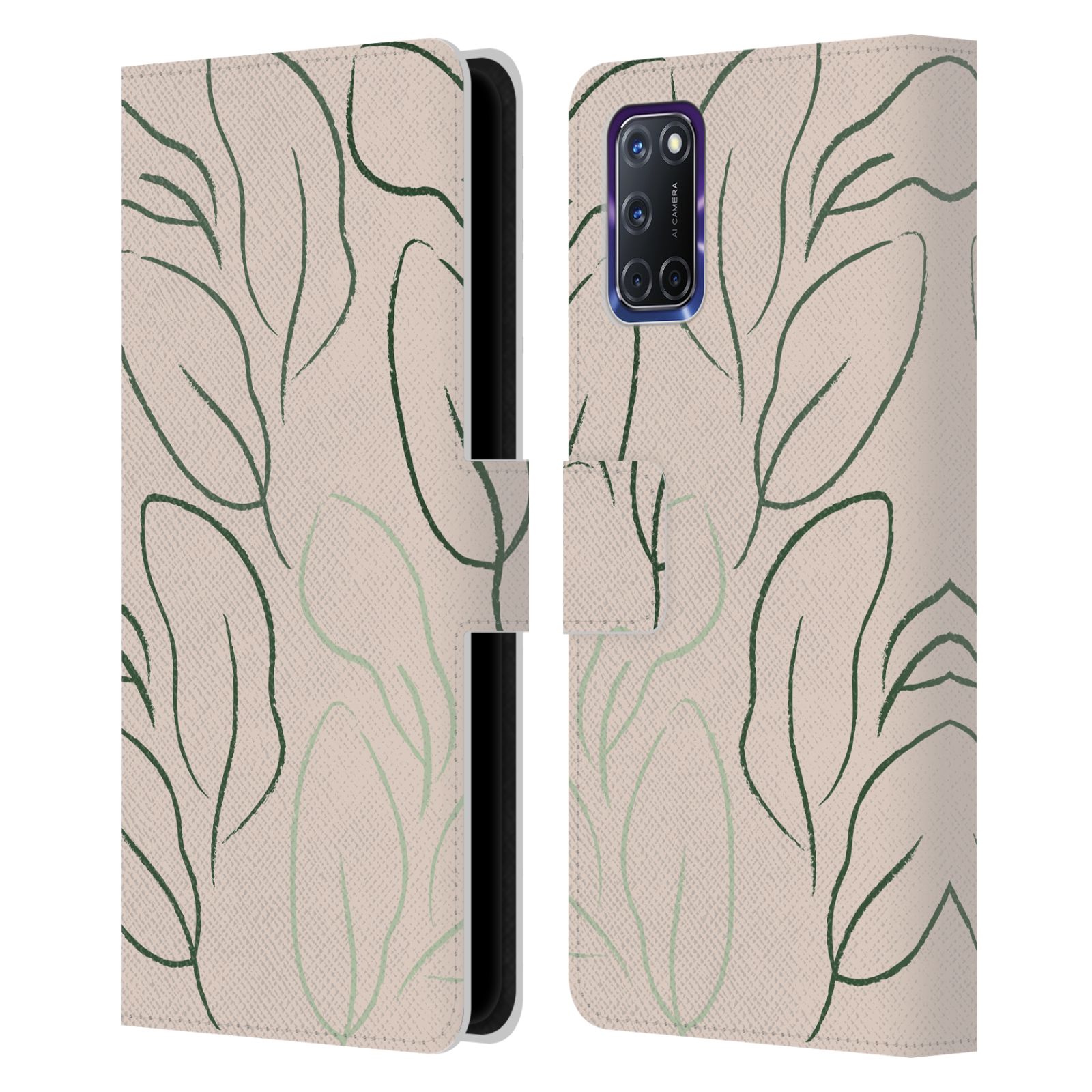 OFFICIAL ANDREA ANDEREGG PASTEL WORLD LEATHER BOOK WALLET CASE FOR OPPO PHONES - Picture 11 of 11