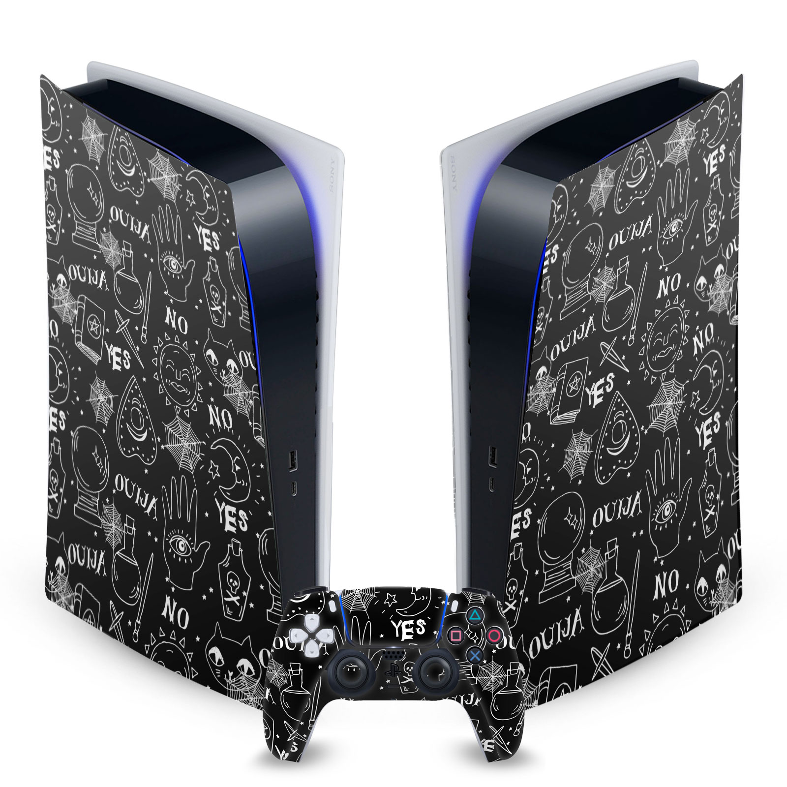 ANDREA LAUREN DESIGN ART MIX VINYL SKIN FOR SONY PS5 DIGITAL EDITION BUNDLE