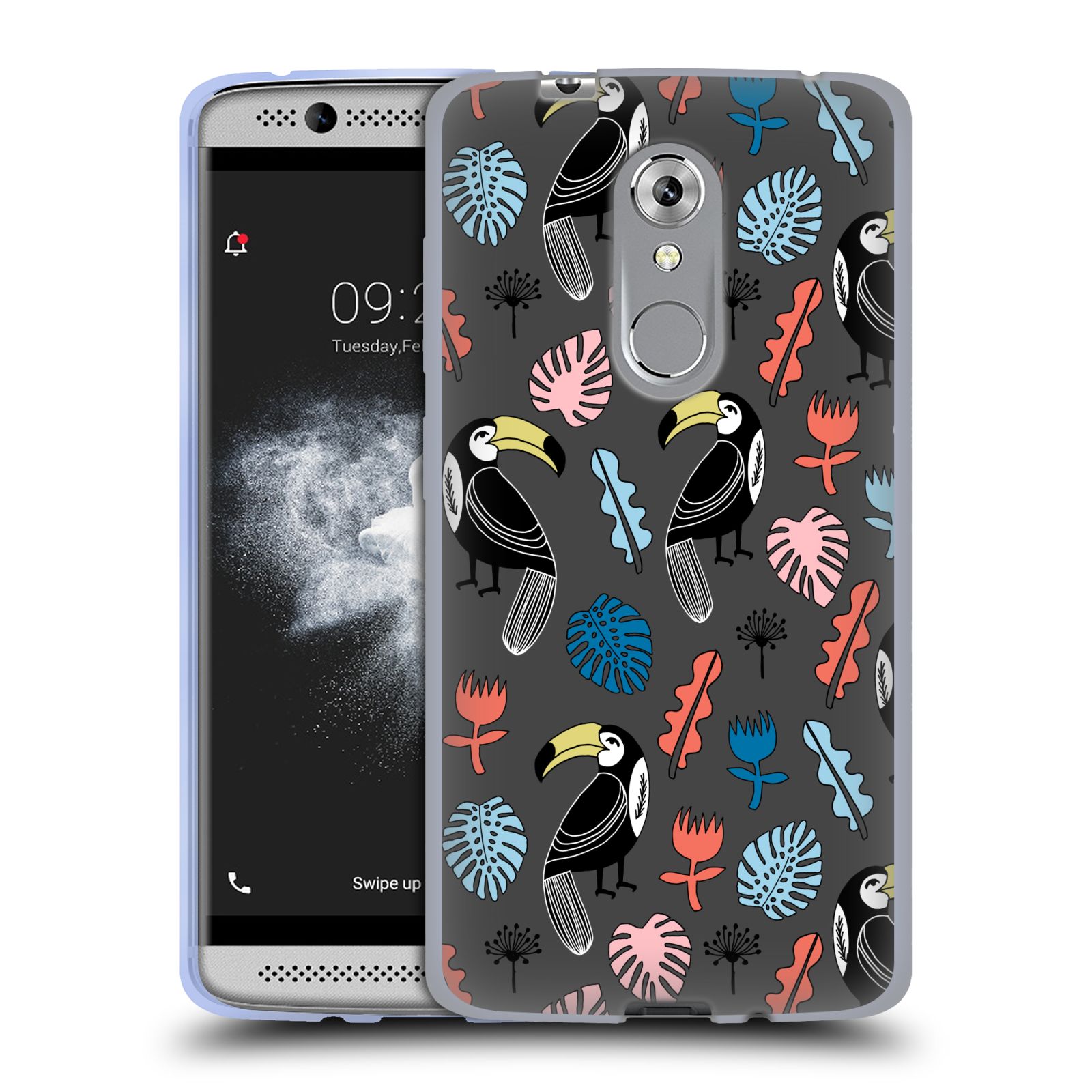 OFFICIAL ANDREA LAUREN DESIGN BIRDS SOFT GEL CASE FOR ZTE PHONES - Picture 15 of 17