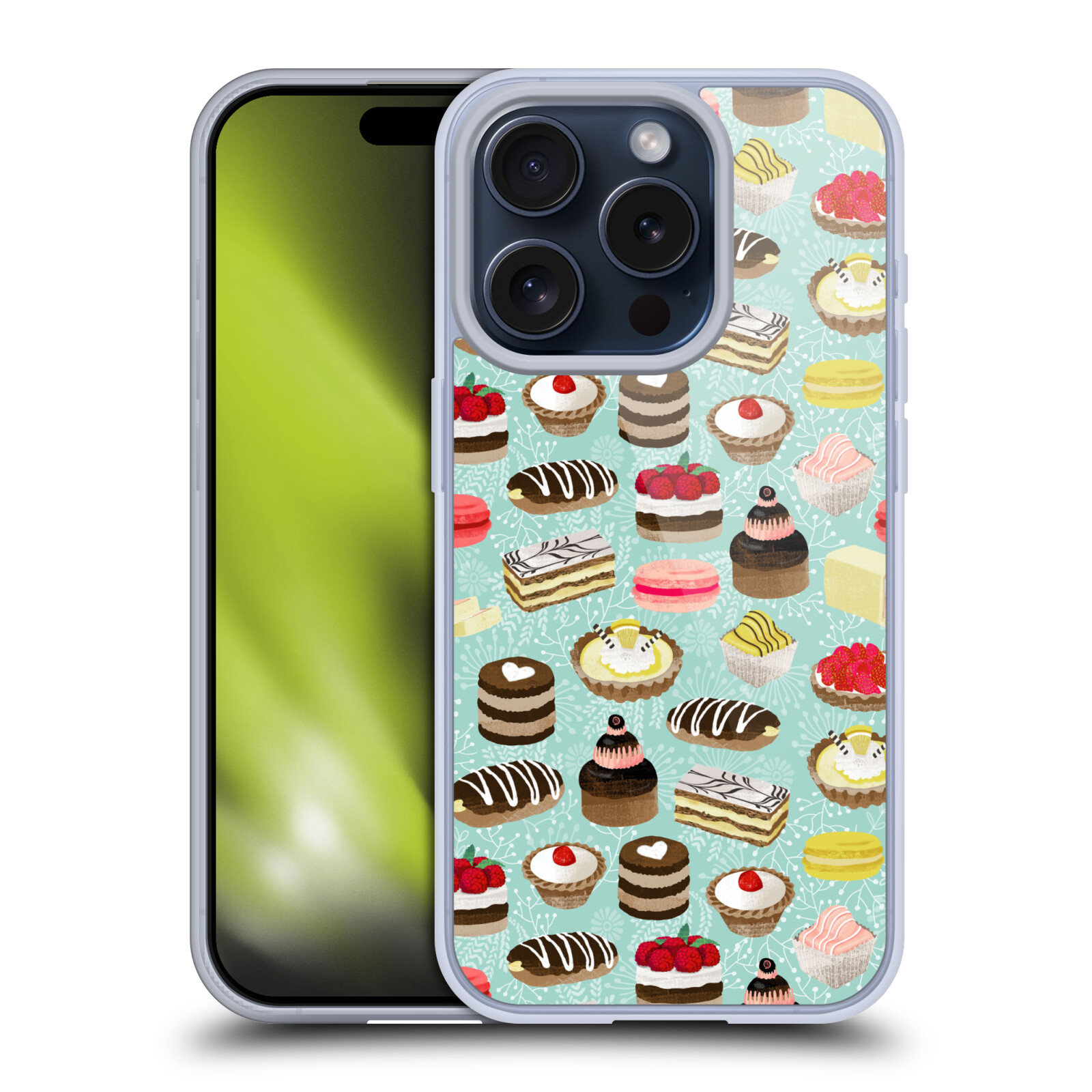 ANDREA LAUREN DESIGN FOOD PATTERN ÉTUI COQUE EN GEL POUR APPLE iPHONE TÉLÉPHONES - Photo 12 sur 17