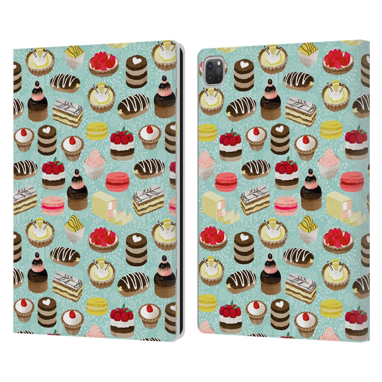 OFFICIAL ANDREA LAUREN DESIGN FOOD PATTERN LEATHER BOOK CASE FOR APPLE iPAD - Picture 10 of 19