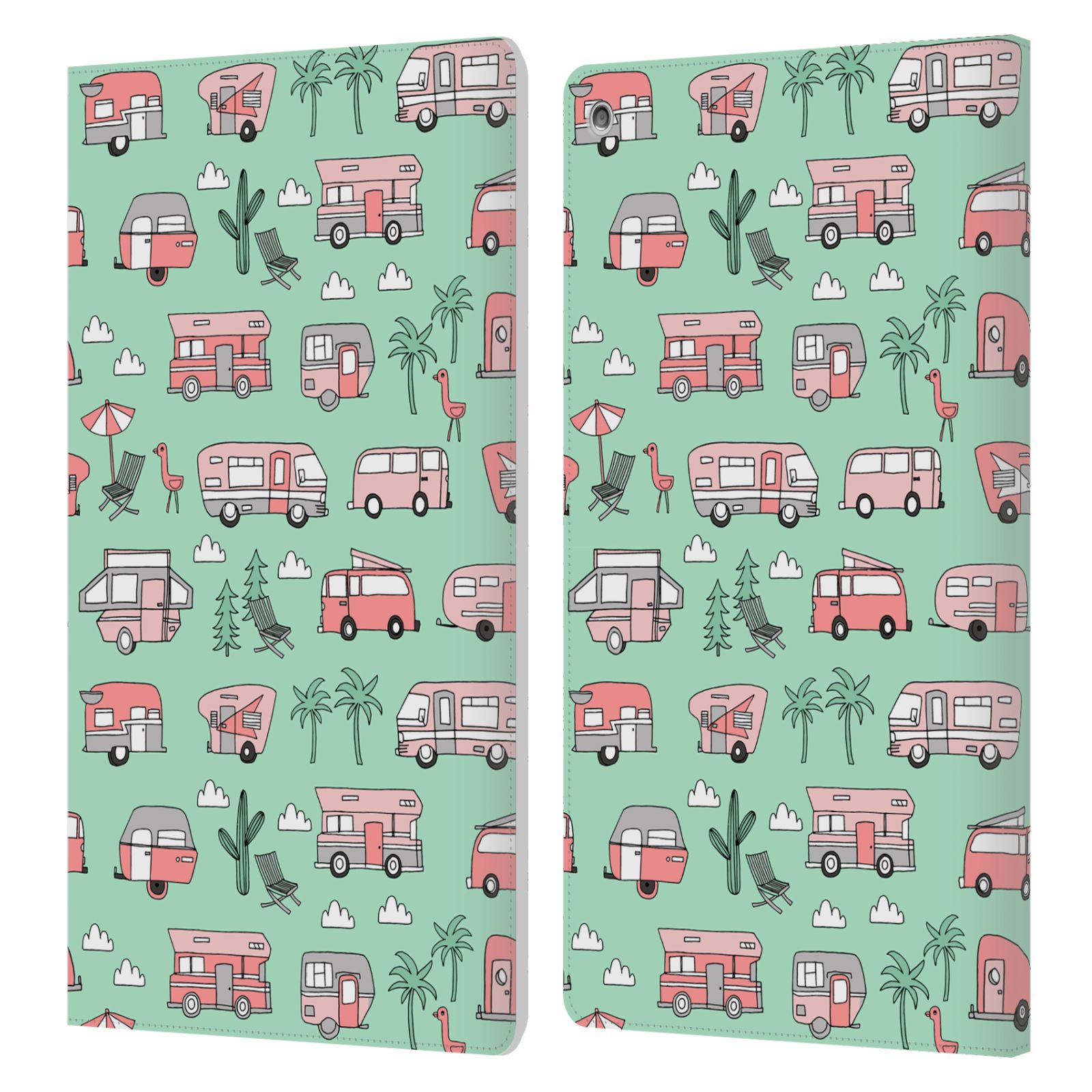 OFFICIAL ANDREA LAUREN DESIGN LADY LIKE LEATHER BOOK WALLET CASE FOR AMAZON FIRE - Picture 9 of 20