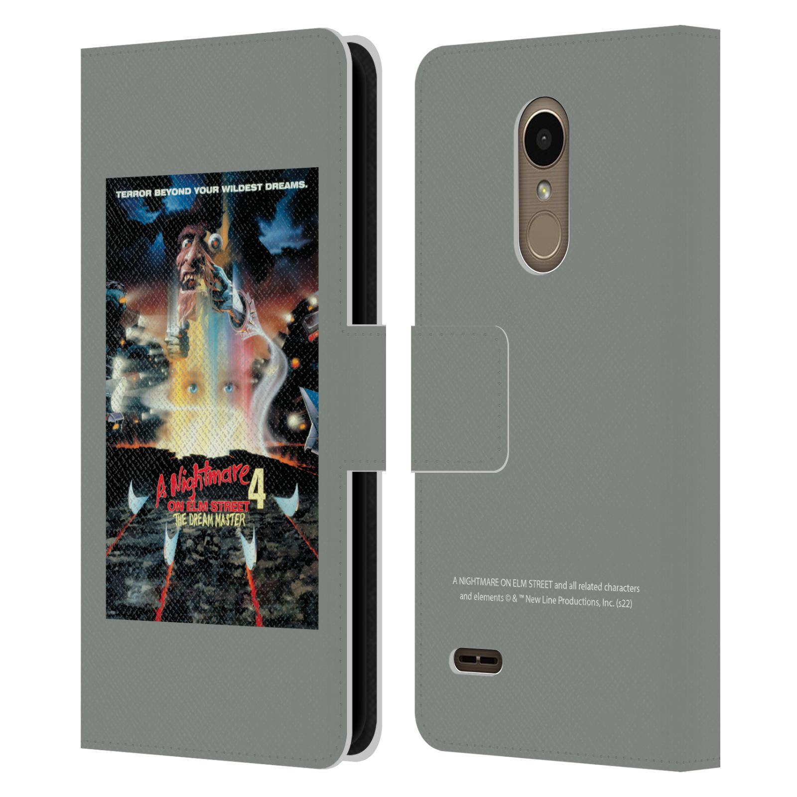 A NIGHTMARE ON ELM STREET 4 THE DREAM MASTER GRAPHICS LEATHER BOOK CASE FOR LG 1 - Picture 7 of 7
