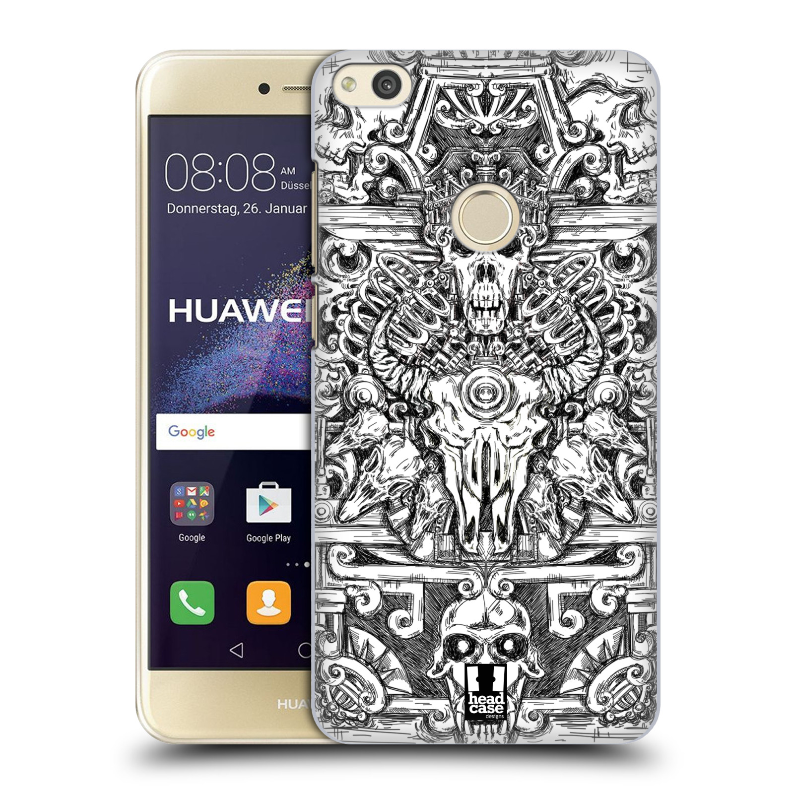custodia huawei p8 lite 2017 teschio custodia huawei p8 lite 2017 teschio