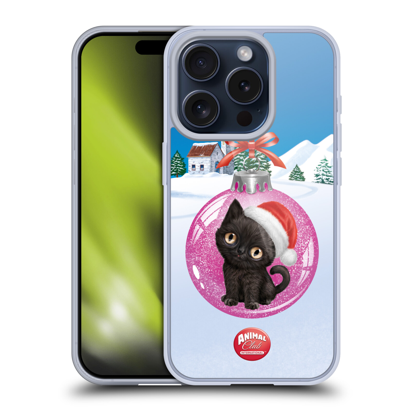 ANIMAL CLUB INTERNATIONAL CHRISTMAS BALLS GEL CASE FOR APPLE iPHONE PHONES - Picture 10 of 14