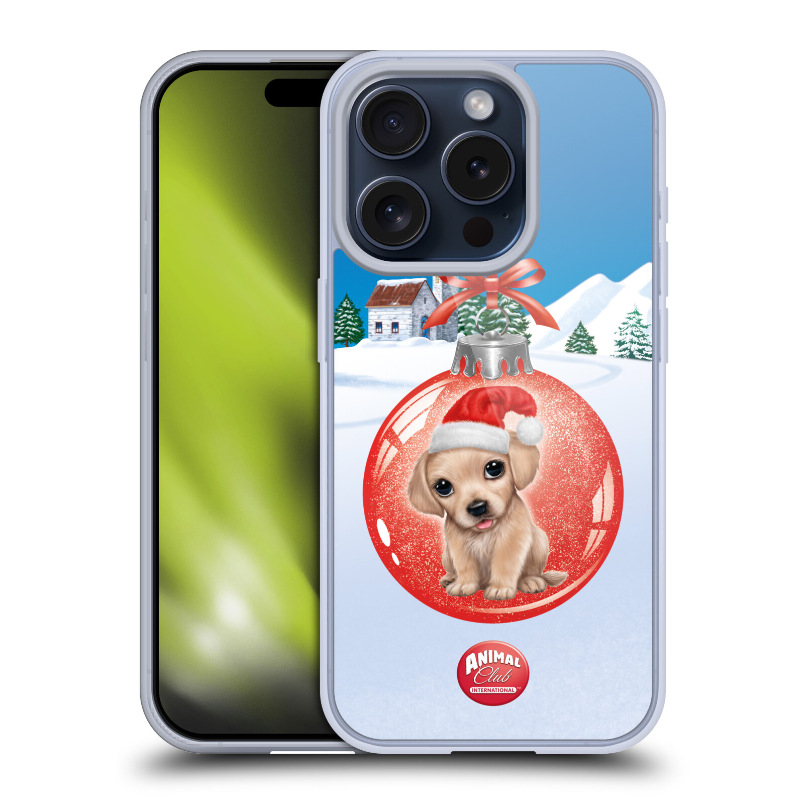 ANIMAL CLUB INTERNATIONAL CHRISTMAS BALLS GEL CASE FOR APPLE iPHONE PHONES - Picture 11 of 14
