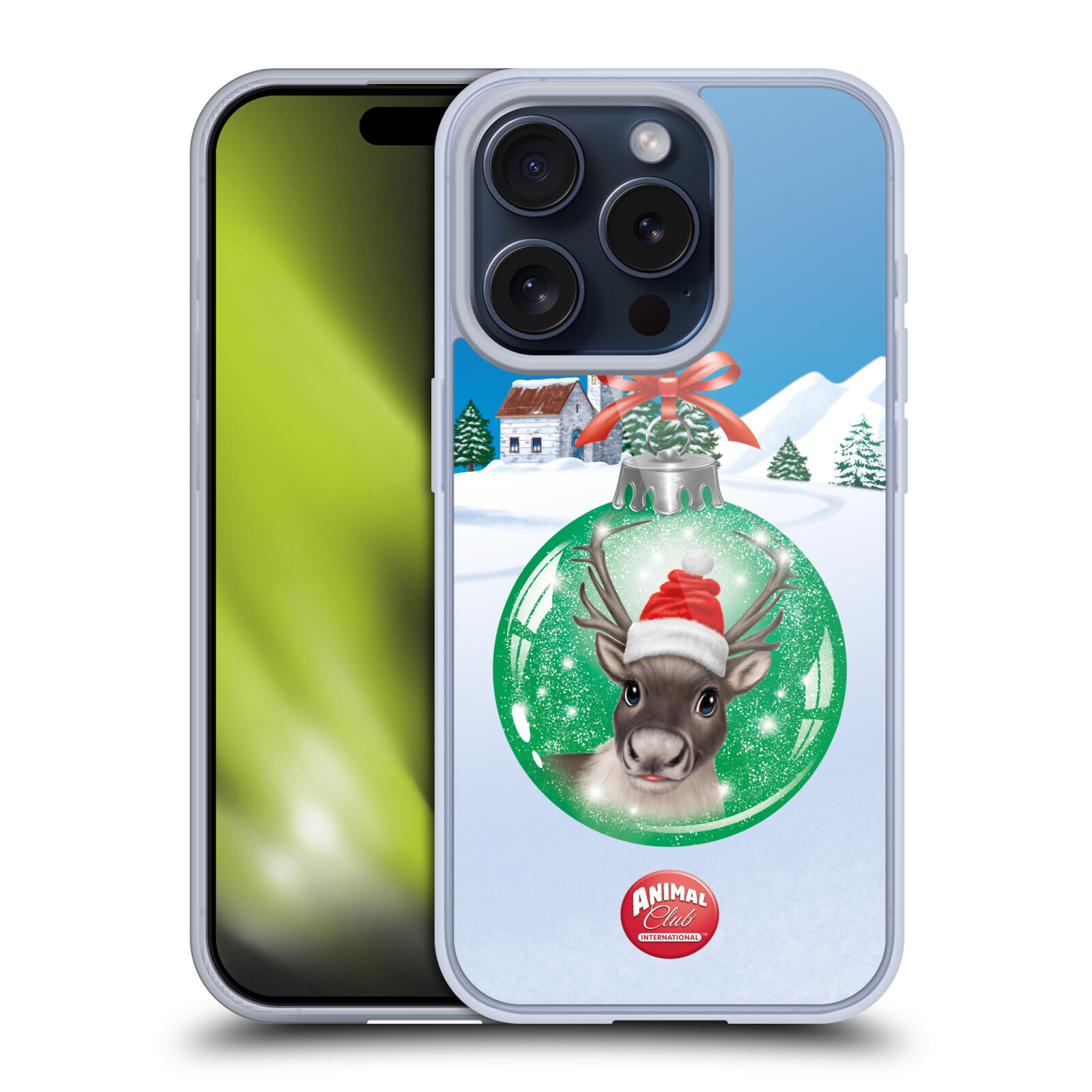 ANIMAL CLUB INTERNATIONAL CHRISTMAS BALLS GEL CASE FOR APPLE iPHONE PHONES - Picture 14 of 14