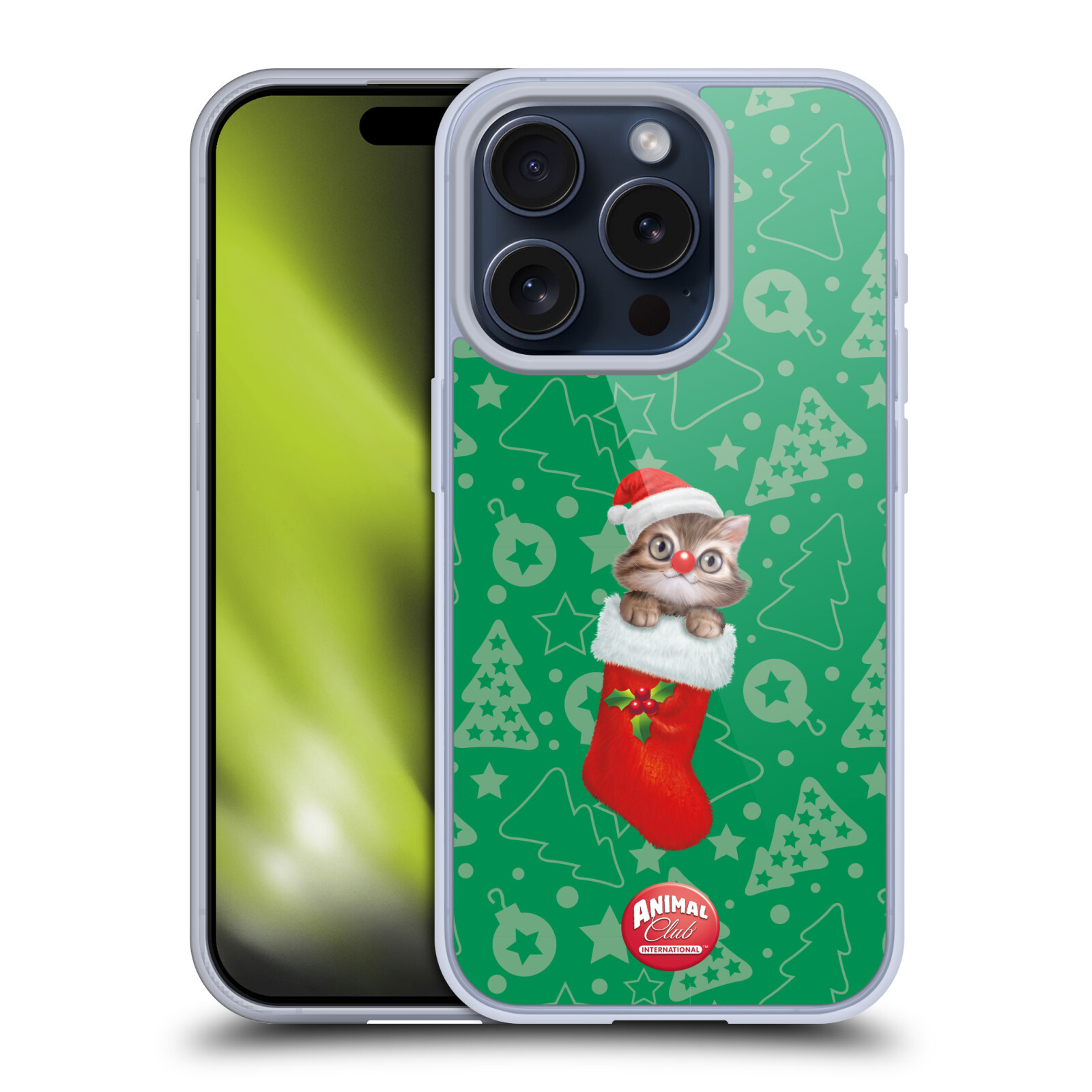 ANIMAL CLUB INTERNATIONAL CHRISTMAS SOCKS GEL CASE FOR APPLE iPHONE PHONES - Picture 8 of 11