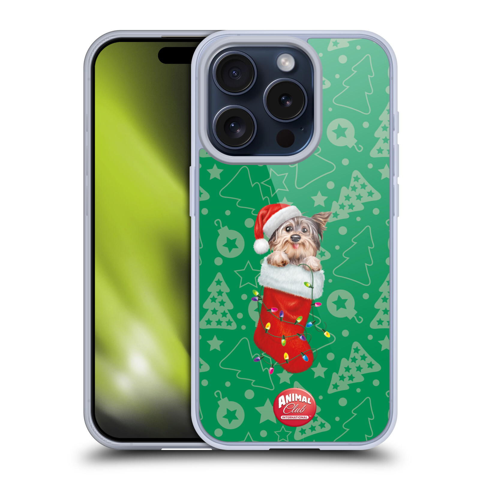 ANIMAL CLUB INTERNATIONAL CHRISTMAS SOCKS GEL CASE FOR APPLE iPHONE PHONES - Picture 10 of 11