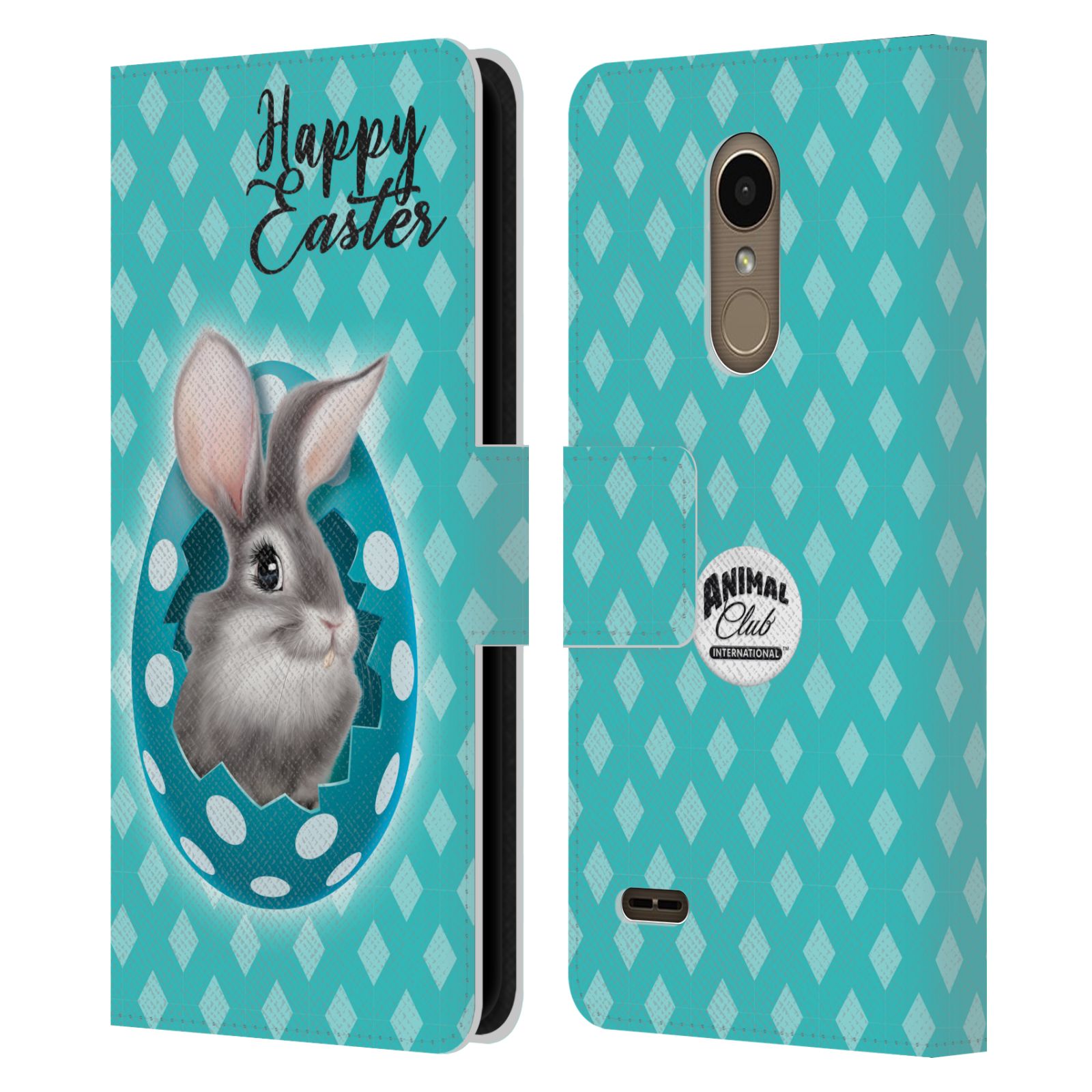 FUNDA BILLETERA LIBRO CUERO CONEJITO PASCUA ANIMAL CLUB INTERNACIONAL PARA TELÉFONOS LG 1 - Imagen 7 de 7