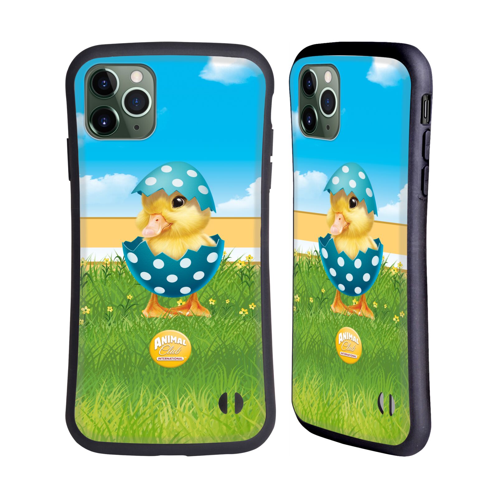 ANIMAL CLUB INTERNATIONAL EASTER DUCKLINGS HYBRID CASE FOR APPLE iPHONES PHONES