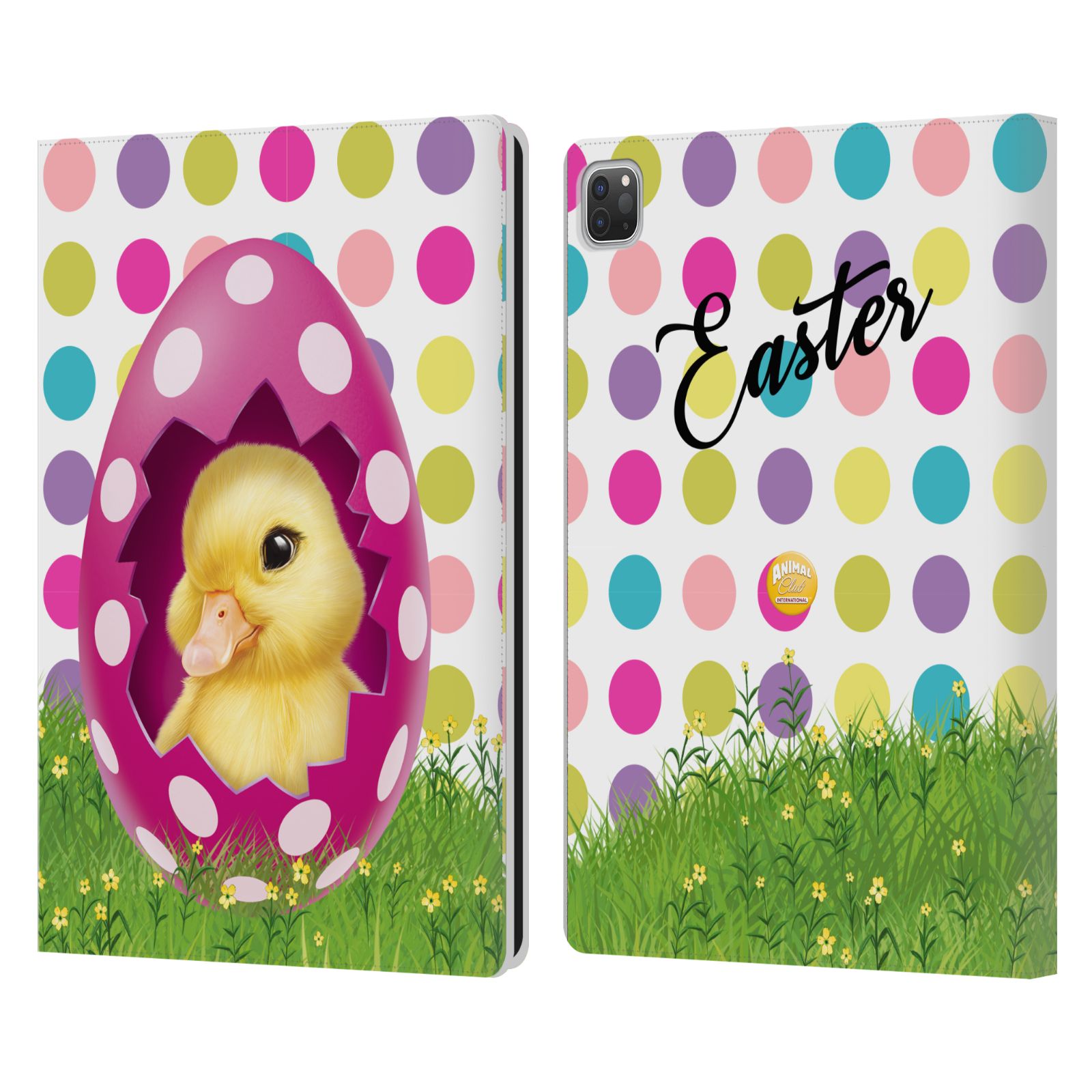 ANIMAL CLUB INTERNATIONAL EASTER DUCKLINGS LEATHER BOOK CASE FOR APPLE iPAD - Picture 10 of 11