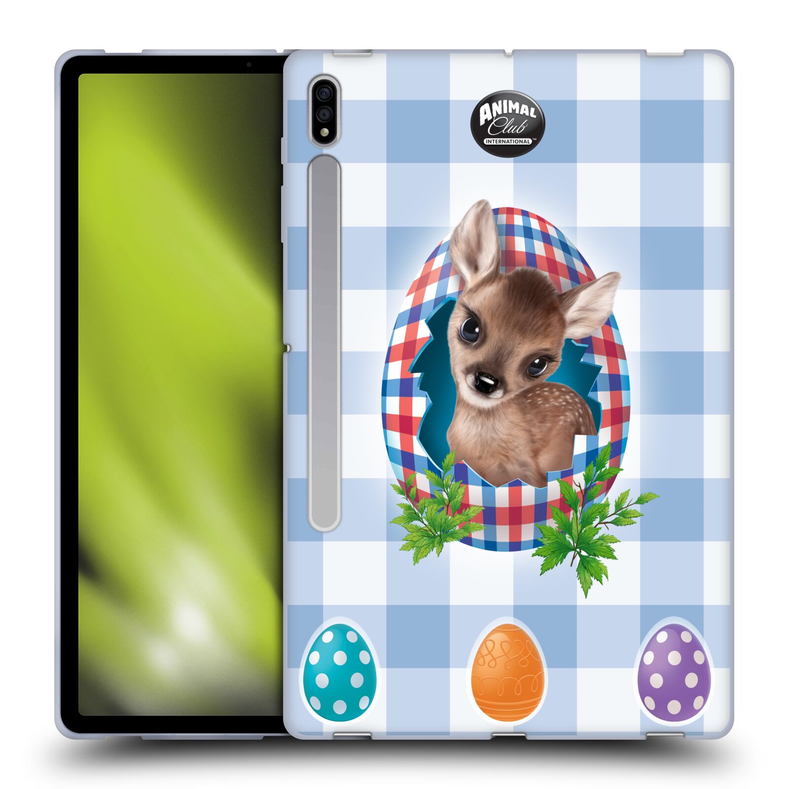 OFFICIAL ANIMAL CLUB INTERNATIONAL EASTER FAWN GEL CASE FOR SAMSUNG TABLETS 1 - Picture 8 of 12