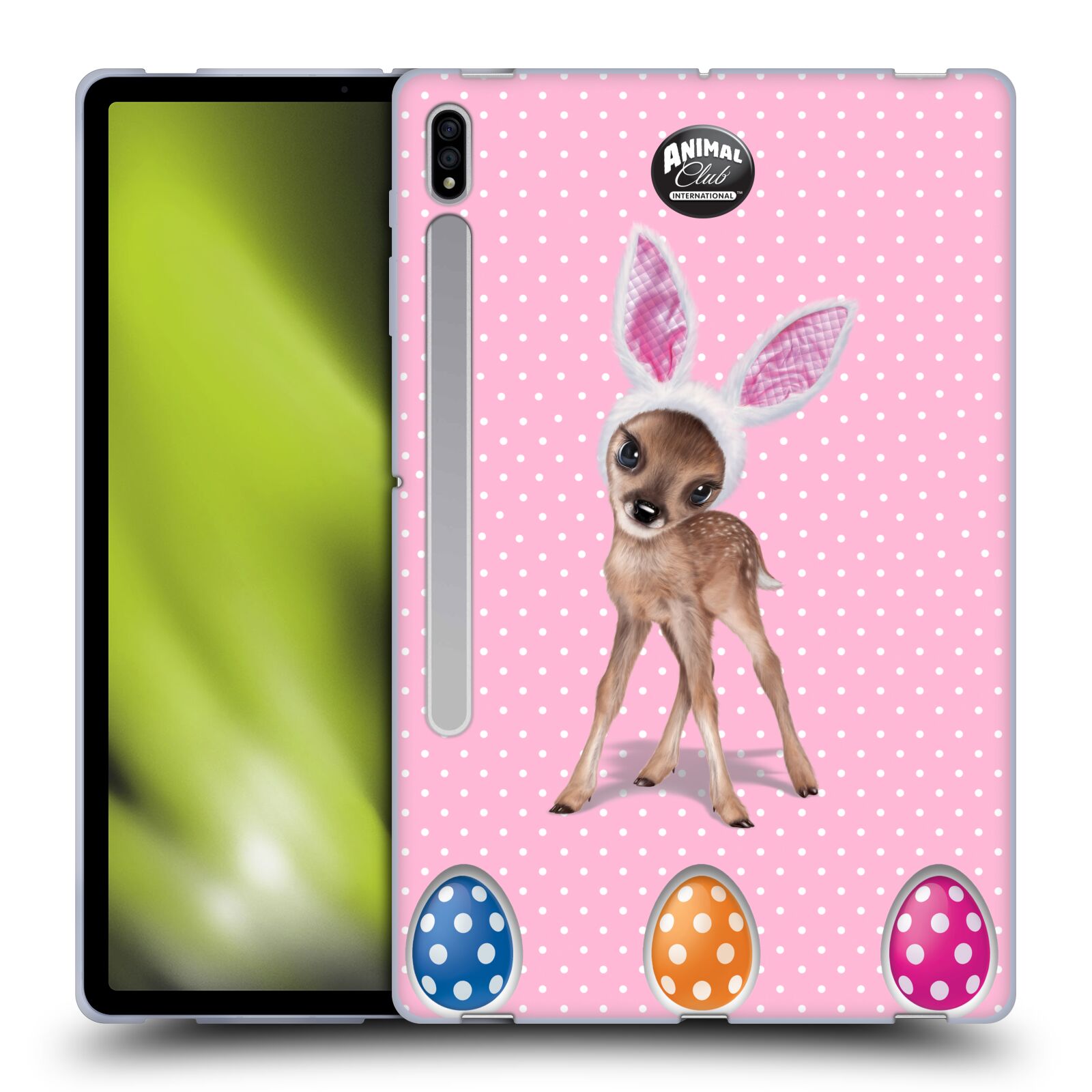 OFFICIAL ANIMAL CLUB INTERNATIONAL EASTER FAWN GEL CASE FOR SAMSUNG TABLETS 1 - Picture 9 of 12