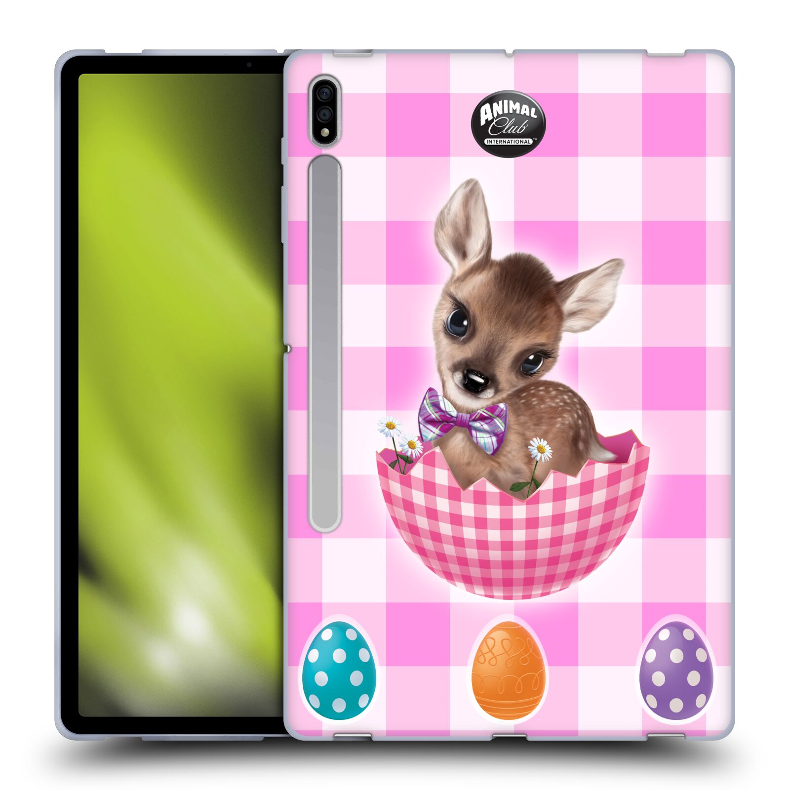 OFFICIAL ANIMAL CLUB INTERNATIONAL EASTER FAWN GEL CASE FOR SAMSUNG TABLETS 1 - Picture 10 of 12