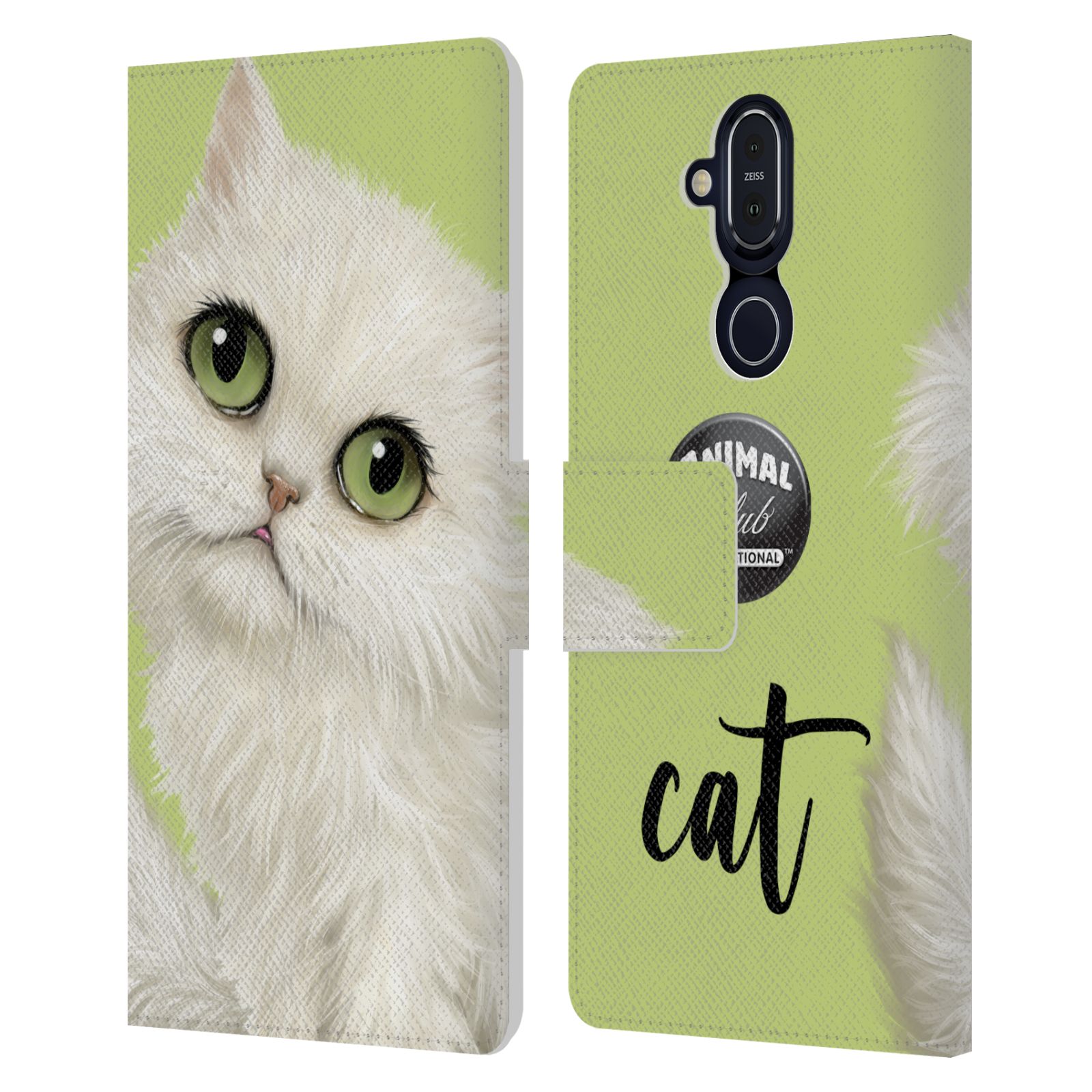ANIMAL CLUB INTERNATIONAL FACES LEATHER BOOK CASE FOR MICROSOFT NOKIA PHONES - Picture 10 of 19