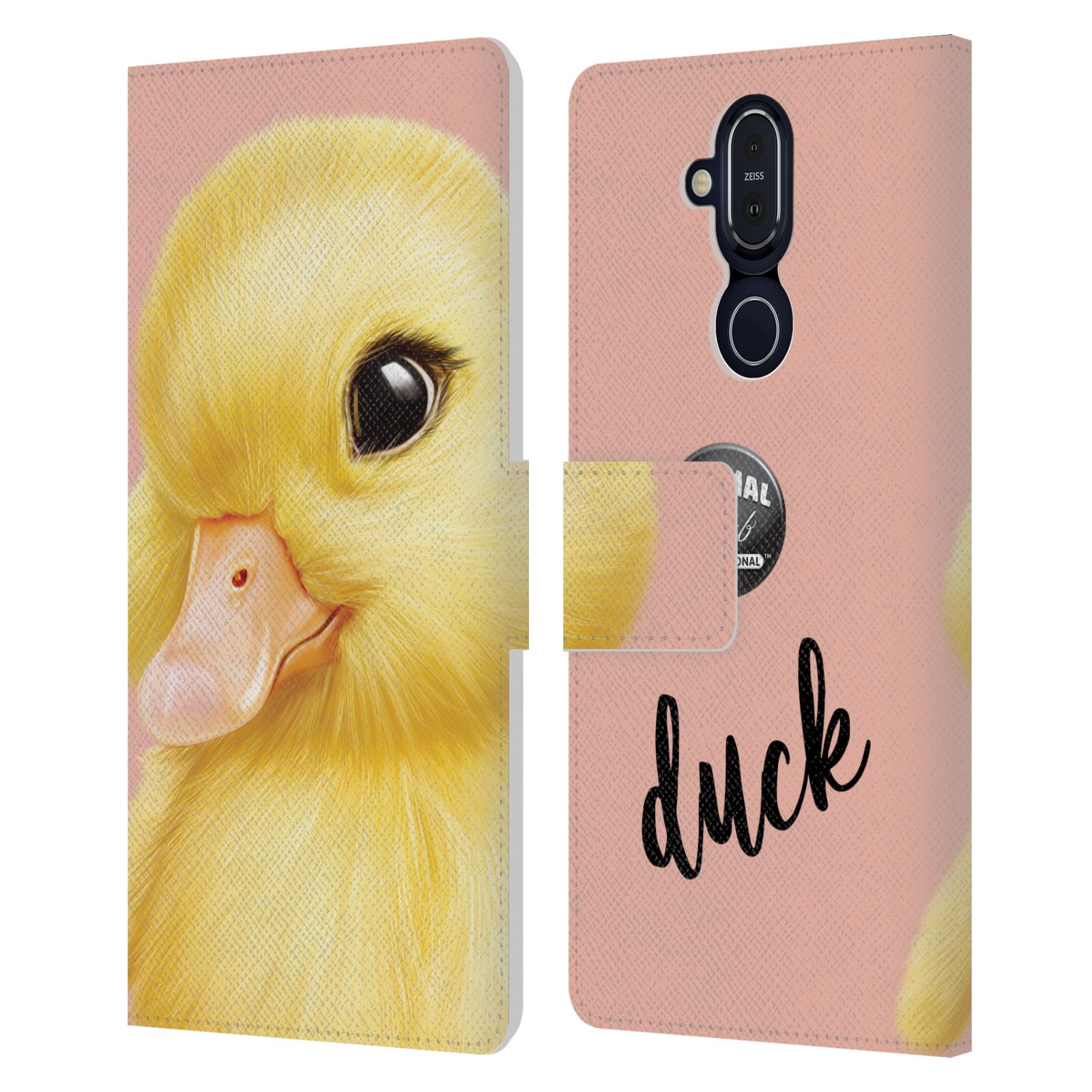 ANIMAL CLUB INTERNATIONAL FACES LEATHER BOOK CASE FOR MICROSOFT NOKIA PHONES - Picture 11 of 19