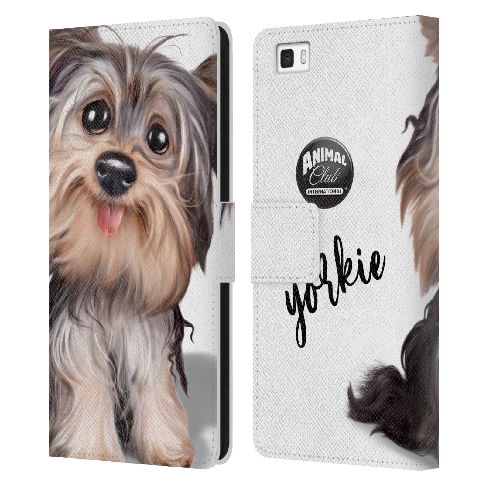 OFFICIAL ANIMAL CLUB INTERNATIONAL FACES LEATHER BOOK CASE FOR HUAWEI PHONES 2 - Picture 7 of 7