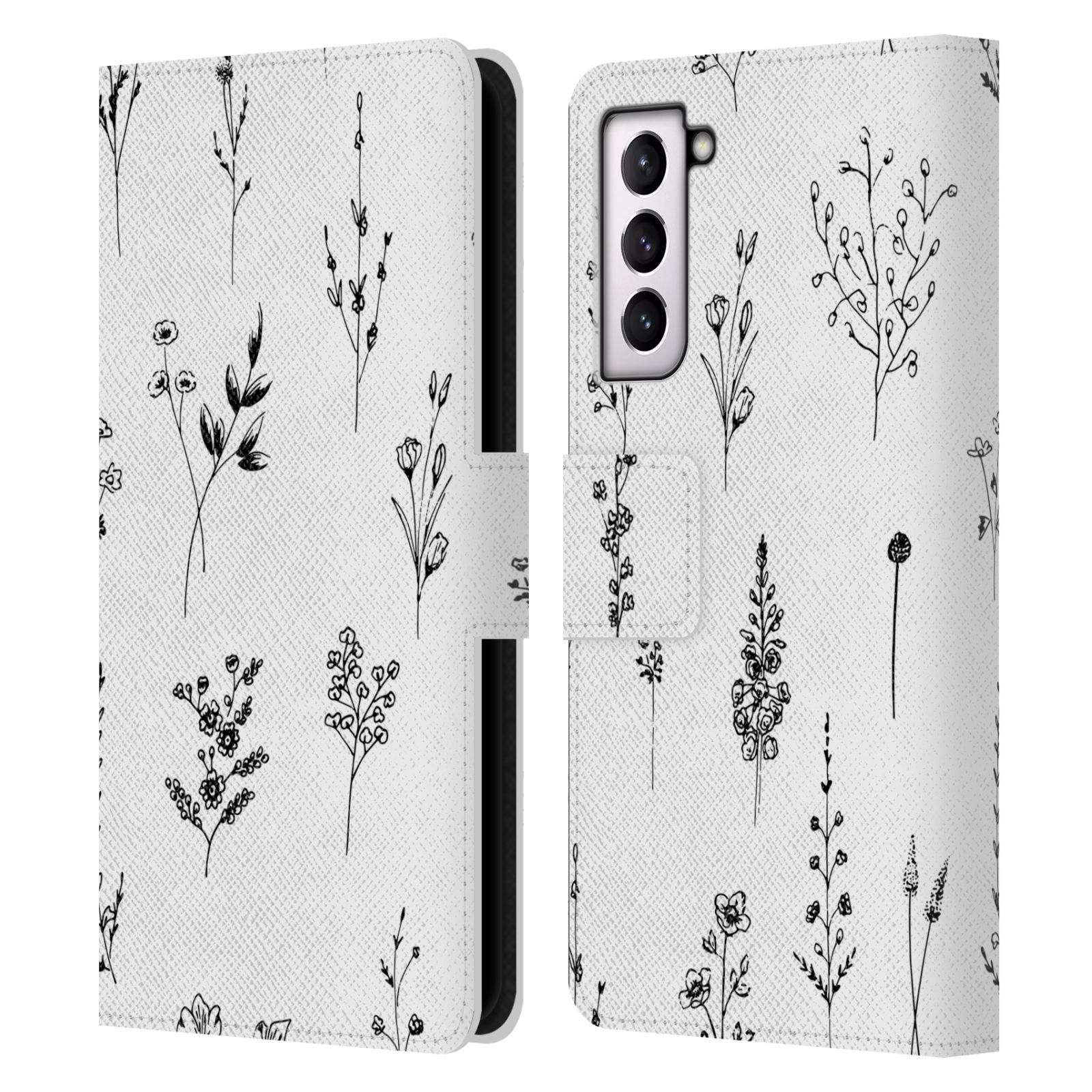 ANIS ILLUSTRATION BLOOMERS LEATHER BOOK WALLET CASE COVER FOR 