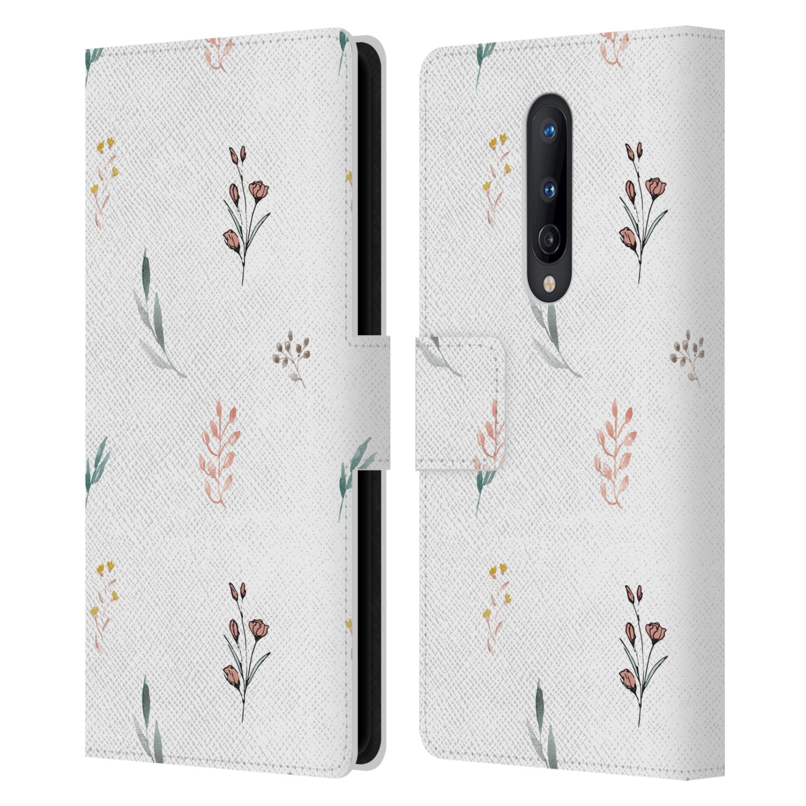 ANIS ILLUSTRATION FLOWER PATTERN 2 LEATHER BOOK CASE FOR BLACKBERRY ONEPLUS - Picture 10 of 17