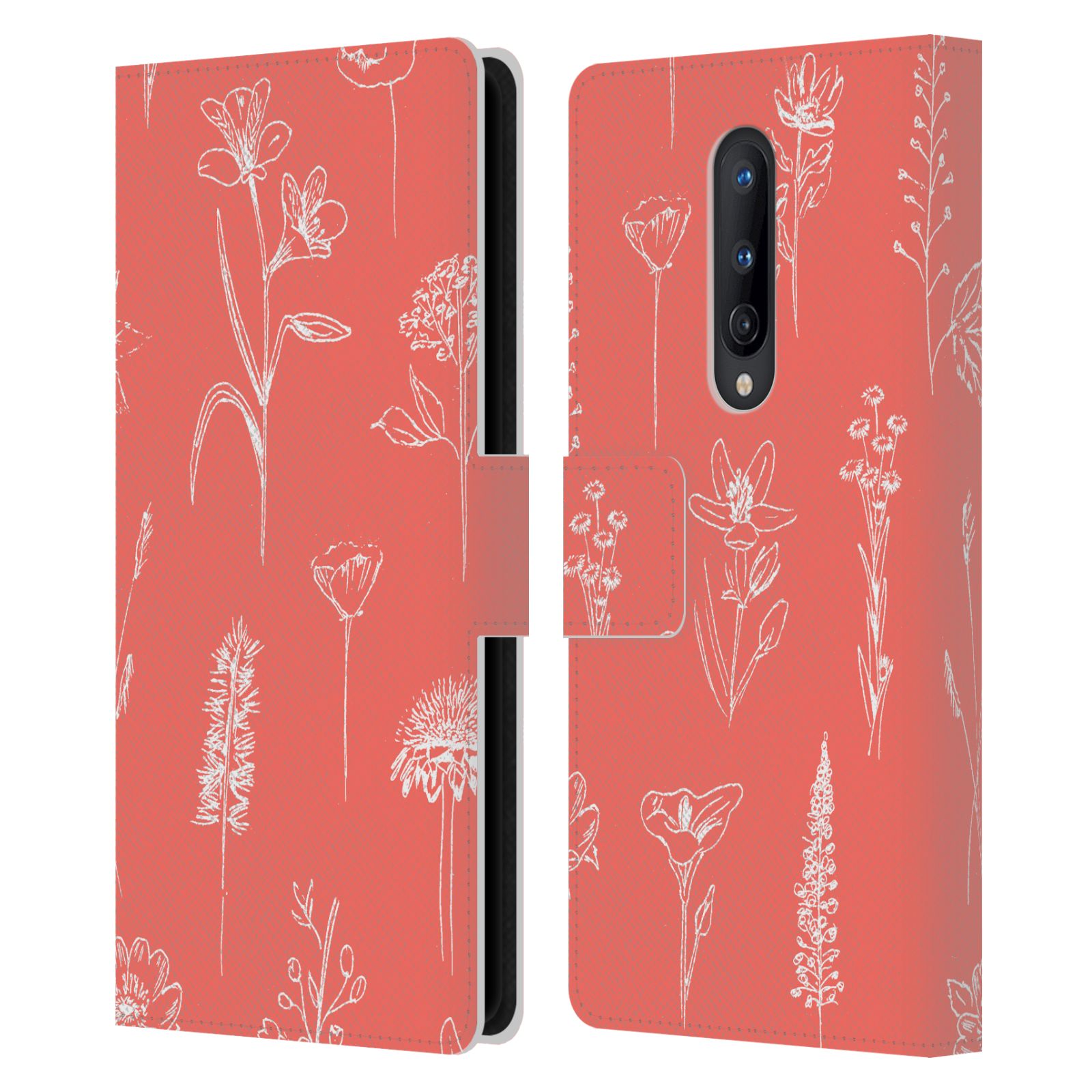 ANIS ILLUSTRATION FLOWER PATTERN 2 LEATHER BOOK CASE FOR BLACKBERRY ONEPLUS - Picture 11 of 17