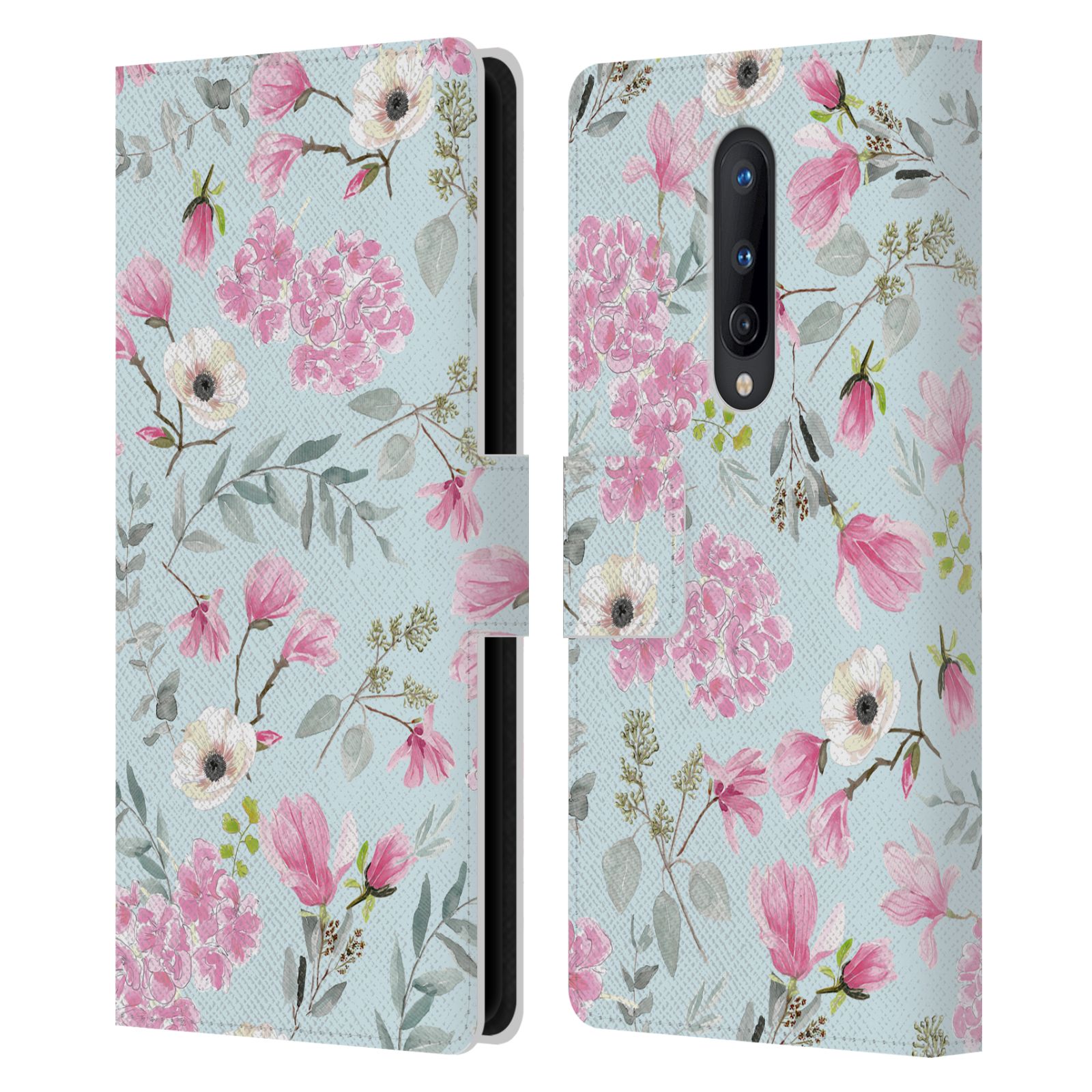 ANIS ILLUSTRATION FLOWER PATTERN 2 LEATHER BOOK CASE FOR BLACKBERRY ONEPLUS - Picture 15 of 17