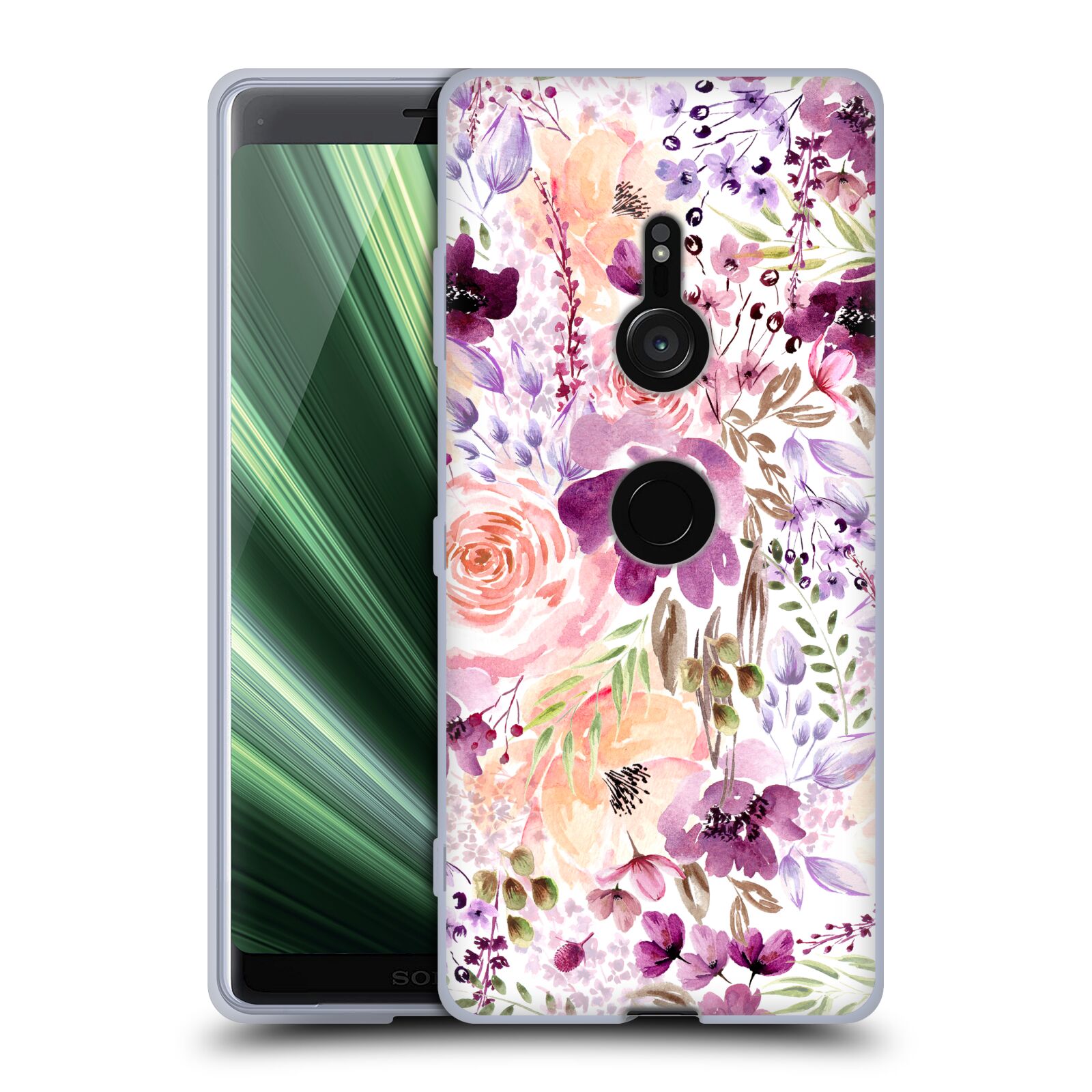 OFFICIAL ANIS ILLUSTRATION FLOWER PATTERN 3 SOFT GEL CASE FOR SONY PHONES 1 - Picture 10 of 17