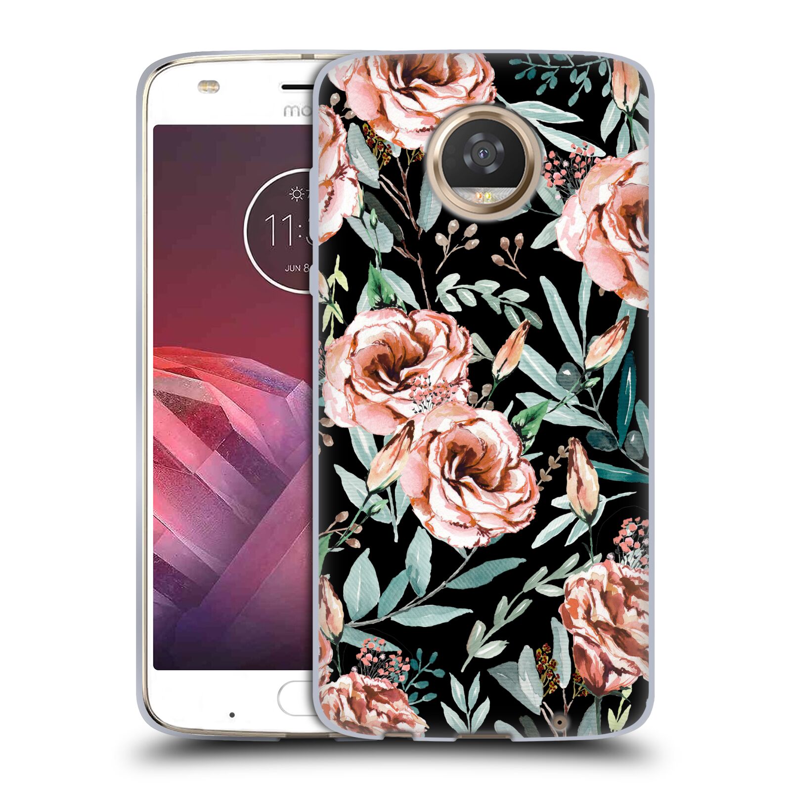 OFFICIAL ANIS ILLUSTRATION FLOWER PATTERN 3 SOFT GEL CASE FOR MOTOROLA PHONES - Picture 11 of 17
