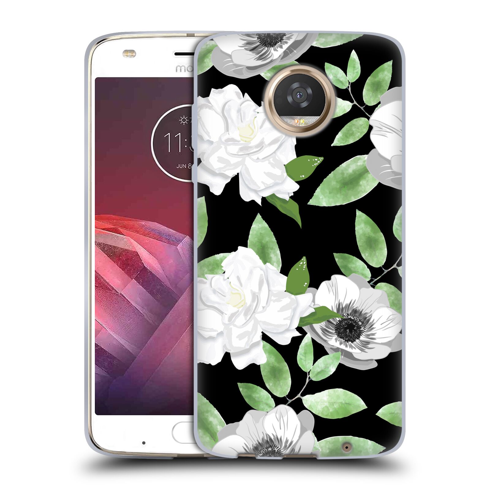 OFFICIAL ANIS ILLUSTRATION FLOWER PATTERN 3 SOFT GEL CASE FOR MOTOROLA PHONES - Picture 13 of 17