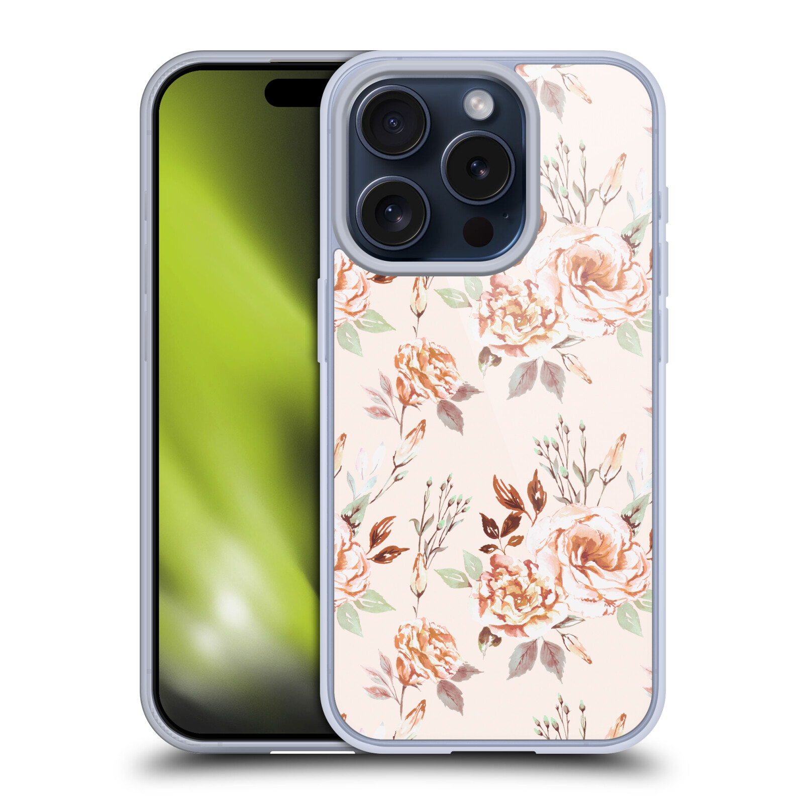 ANIS ILLUSTRATION FLOWER PATTERN 3 SOFT GEL CASE FOR APPLE iPHONE PHONES - Picture 12 of 15