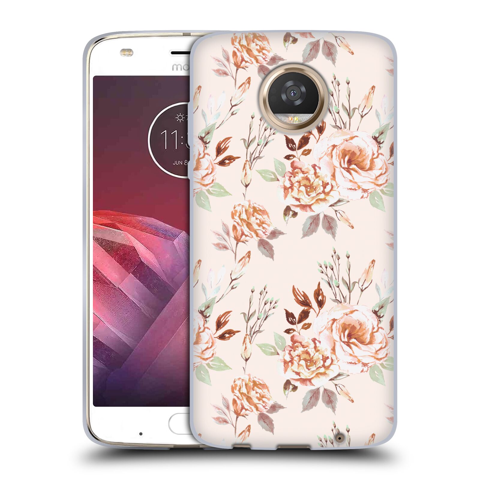 OFFICIAL ANIS ILLUSTRATION FLOWER PATTERN 3 SOFT GEL CASE FOR MOTOROLA PHONES - Picture 14 of 17