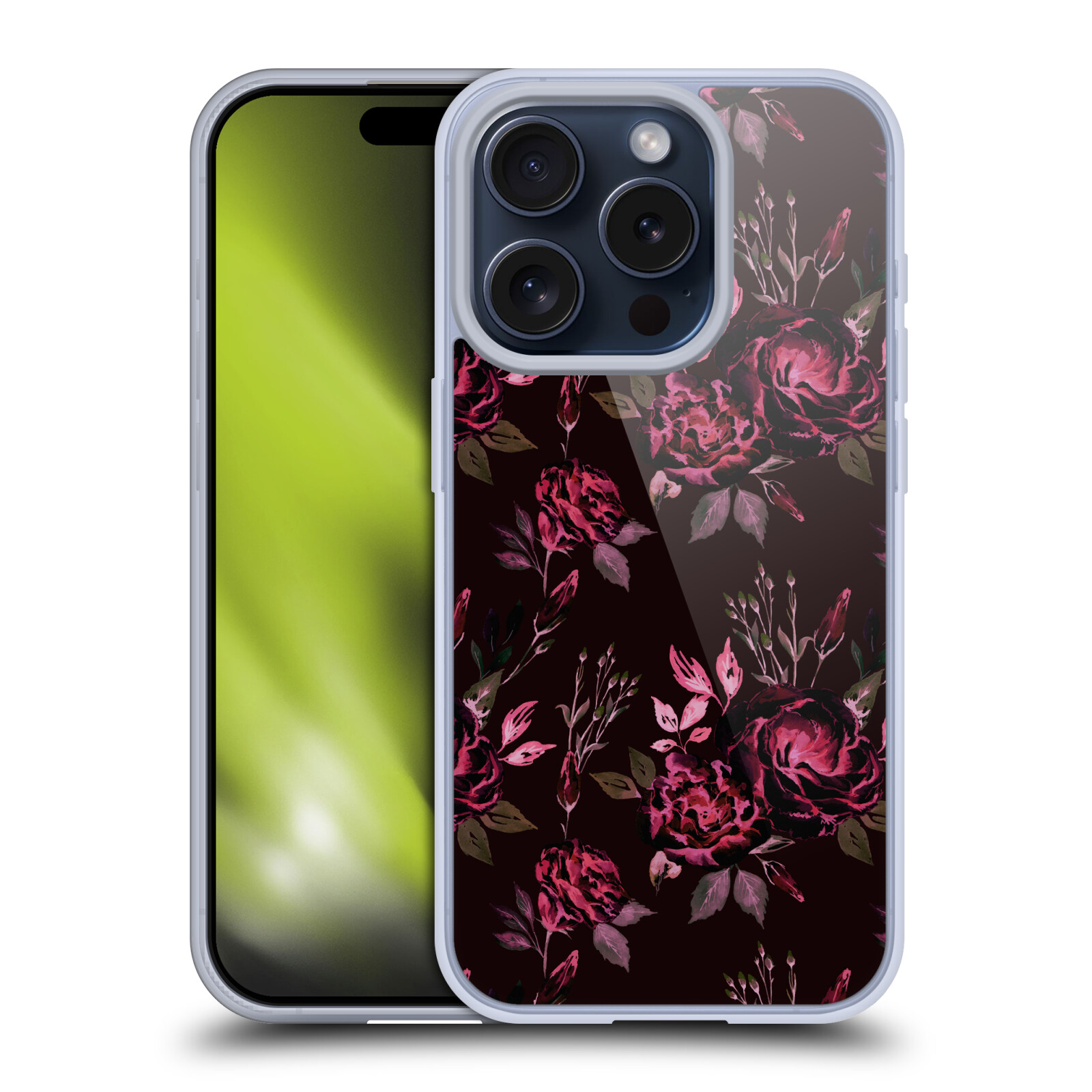 ANIS ILLUSTRATION FLOWER PATTERN 3 SOFT GEL CASE FOR APPLE iPHONE PHONES - Picture 13 of 15