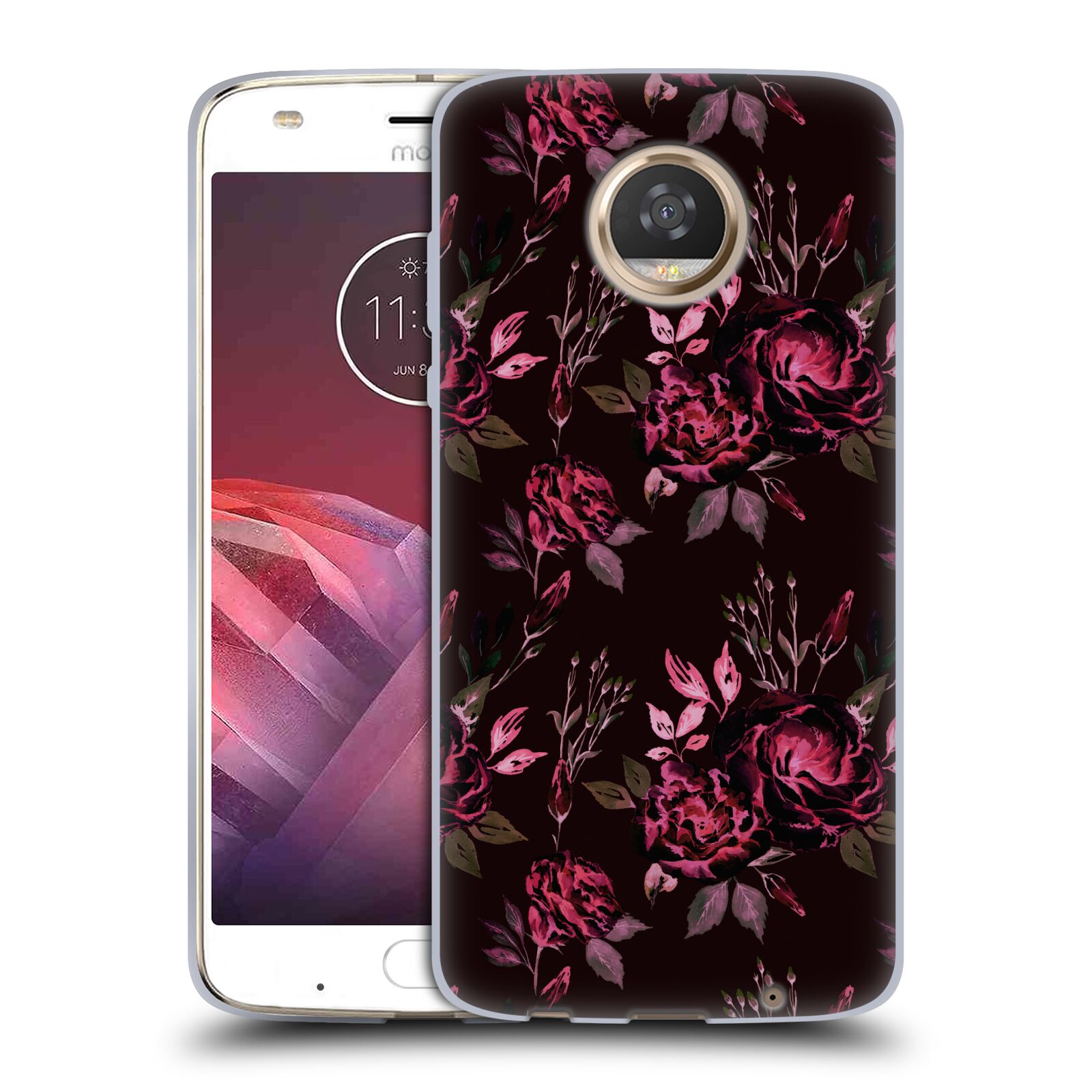 OFFICIAL ANIS ILLUSTRATION FLOWER PATTERN 3 SOFT GEL CASE FOR MOTOROLA PHONES - Picture 15 of 17