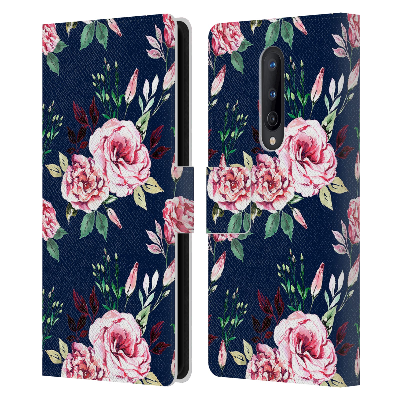 OFFICIAL ANIS ILLUSTRATION FLOWER PATTERN 3 LEATHER BOOK CASE FOR ONEPLUS PHONES - Picture 15 of 16