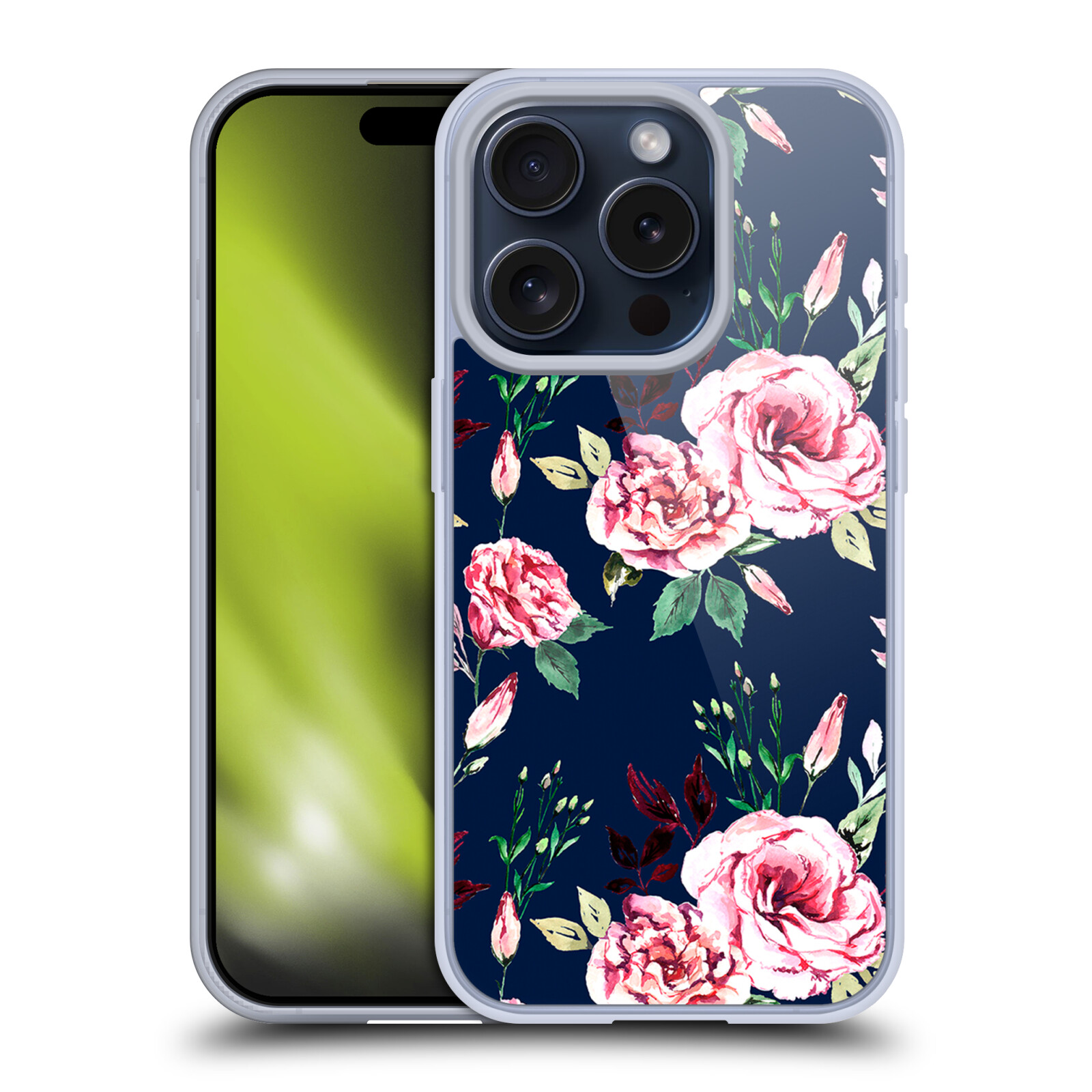ANIS ILLUSTRATION FLOWER PATTERN 3 SOFT GEL CASE FOR APPLE iPHONE PHONES - Picture 14 of 15