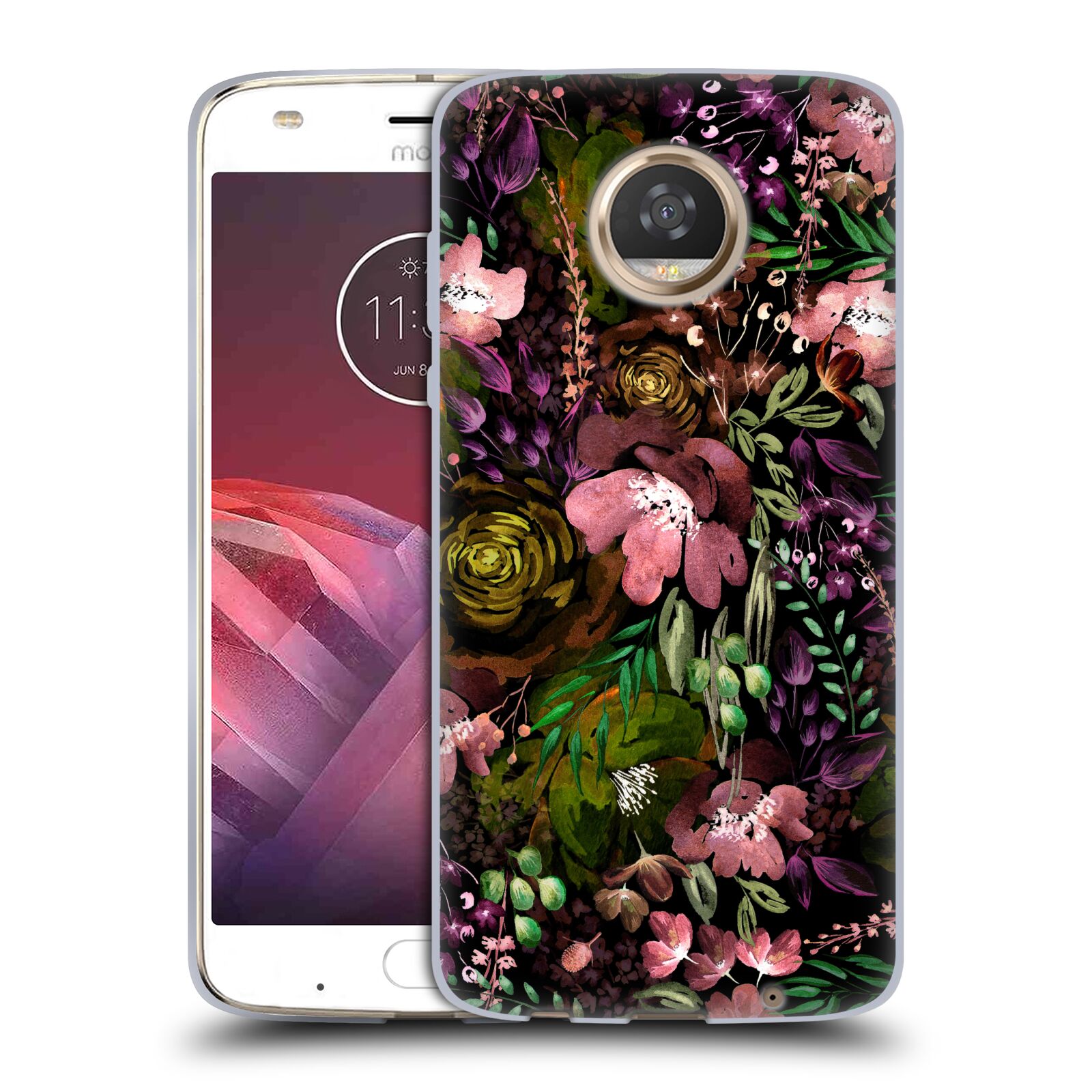 OFFICIAL ANIS ILLUSTRATION FLOWER PATTERN 3 SOFT GEL CASE FOR MOTOROLA PHONES - Picture 17 of 17