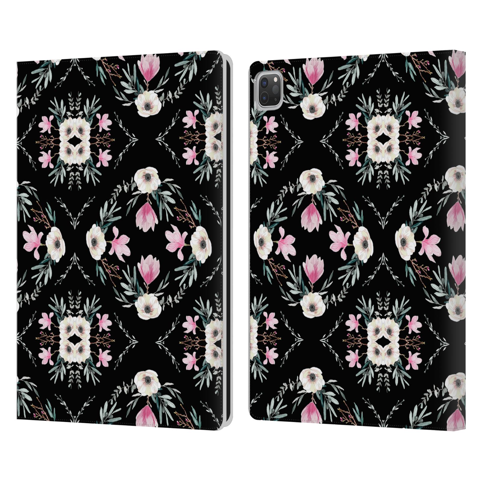 OFFICIAL ANIS ILLUSTRATION FLOWER PATTERN 4 LEATHER BOOK CASE FOR APPLE iPAD - Picture 7 of 16