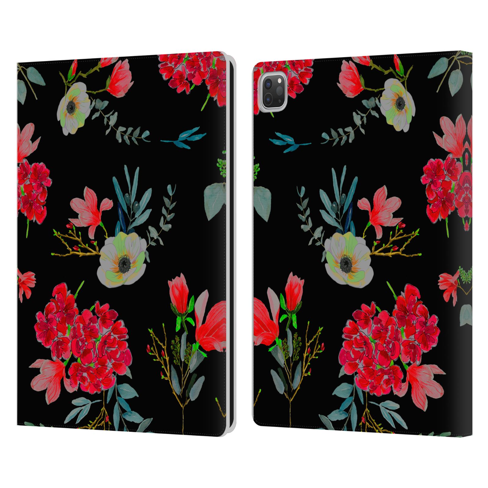 OFFICIAL ANIS ILLUSTRATION FLOWER PATTERN 4 LEATHER BOOK CASE FOR APPLE iPAD - Picture 10 of 16