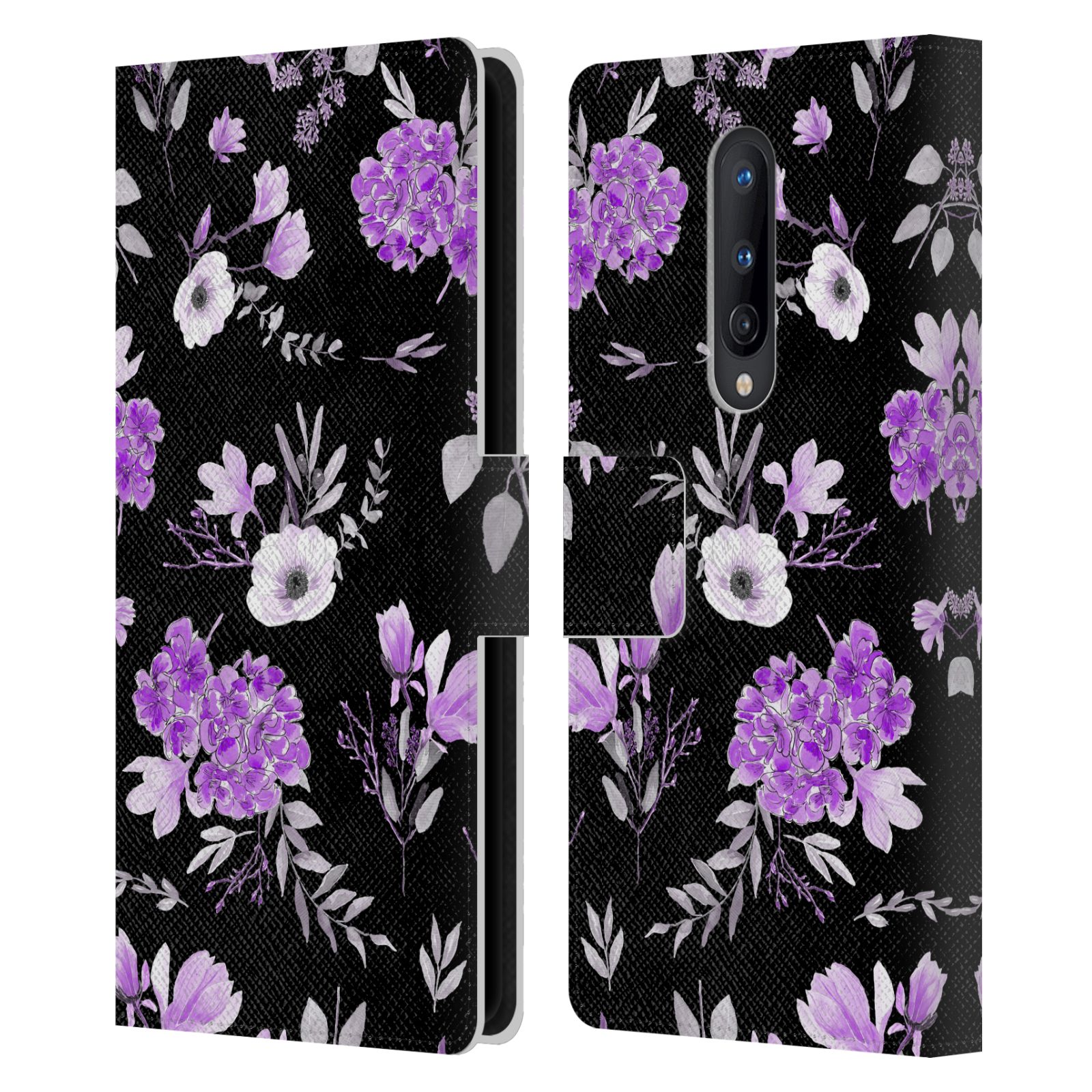 OFFICIAL ANIS ILLUSTRATION FLOWER PATTERN 4 LEATHER BOOK CASE FOR ONEPLUS PHONES - Picture 11 of 16
