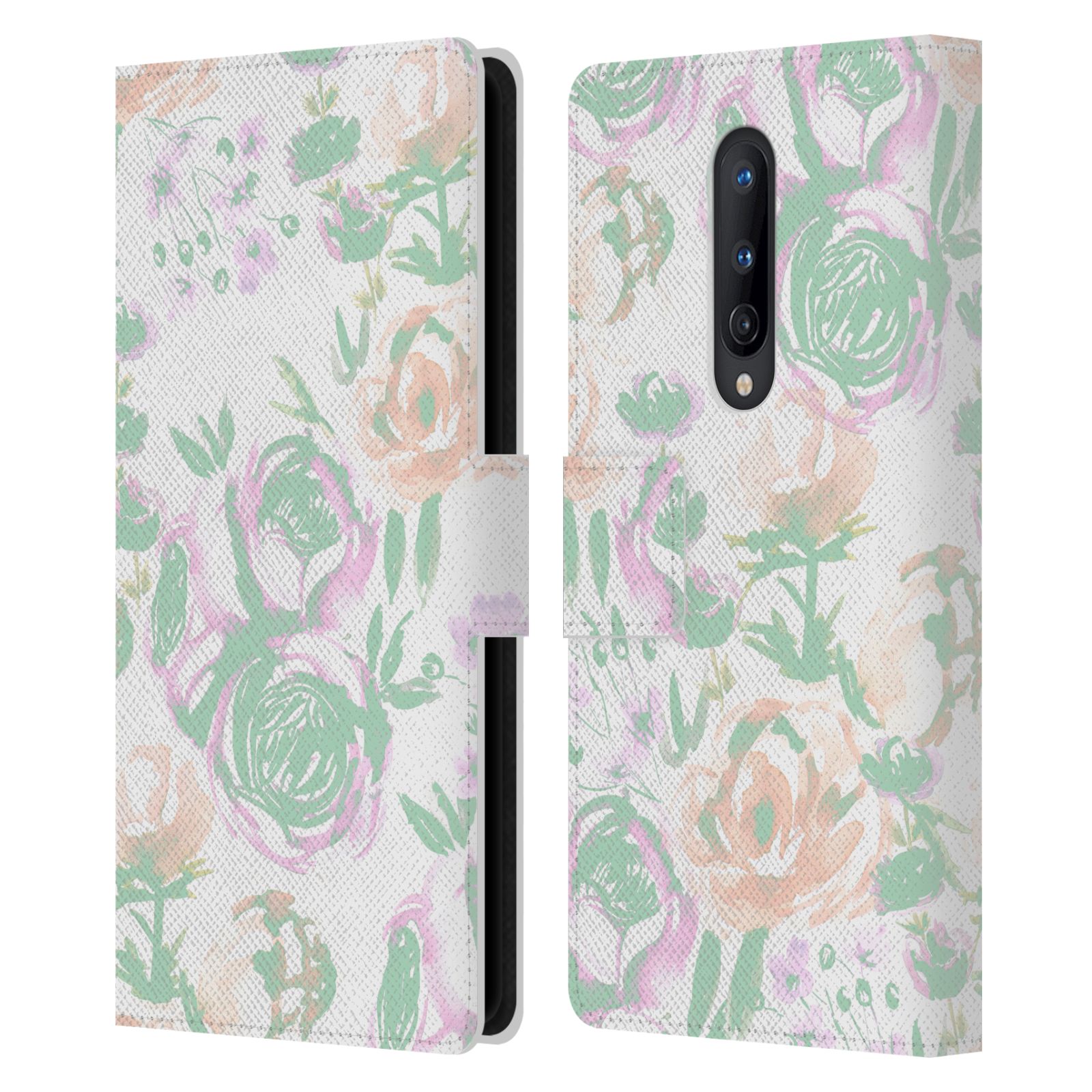 OFFICIAL ANIS ILLUSTRATION FLOWER PATTERN 4 LEATHER BOOK CASE FOR ONEPLUS PHONES - Picture 14 of 16