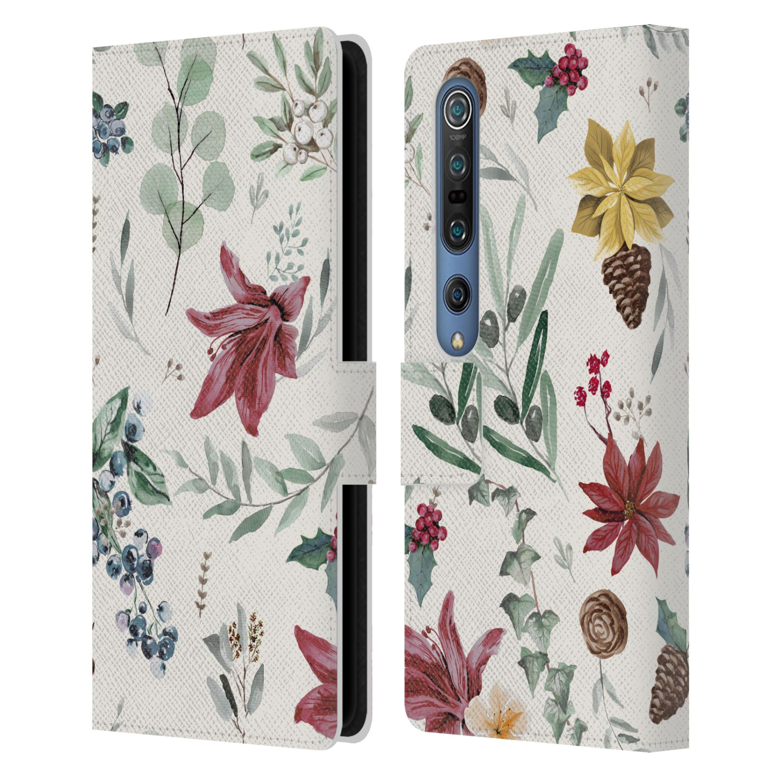 OFFICIAL ANIS ILLUSTRATION FLORAL PATTERN LEATHER BOOK CASE FOR XIAOMI PHONES