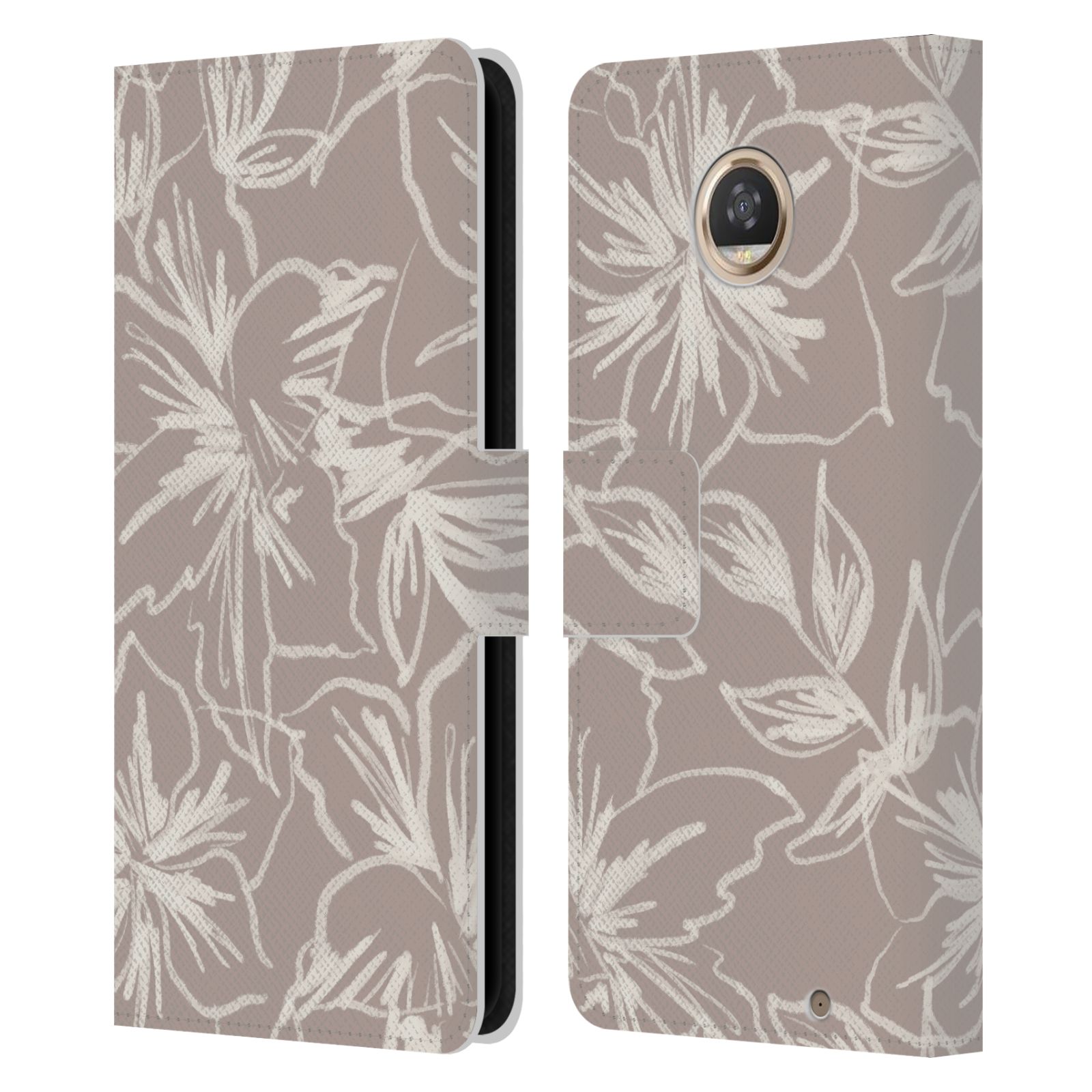 OFFICIAL ANIS ILLUSTRATION MIX PATTERN LEATHER BOOK CASE FOR MOTOROLA PHONES - Picture 11 of 18