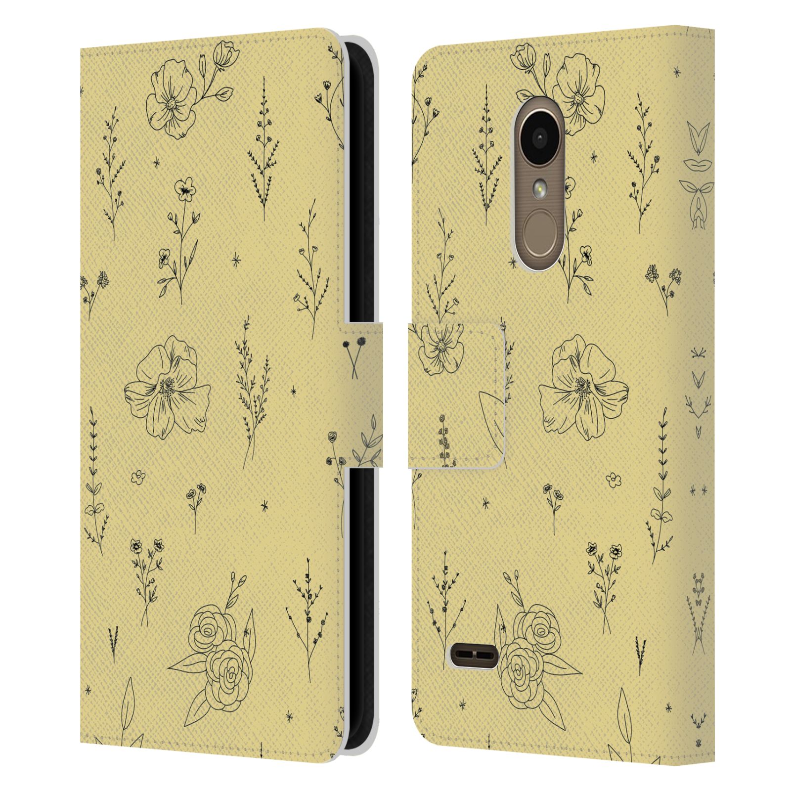 OFFICIAL ANIS ILLUSTRATION SPRING PATTERNS LEATHER BOOK CASE FOR LG PHONES 1 - Picture 7 of 7