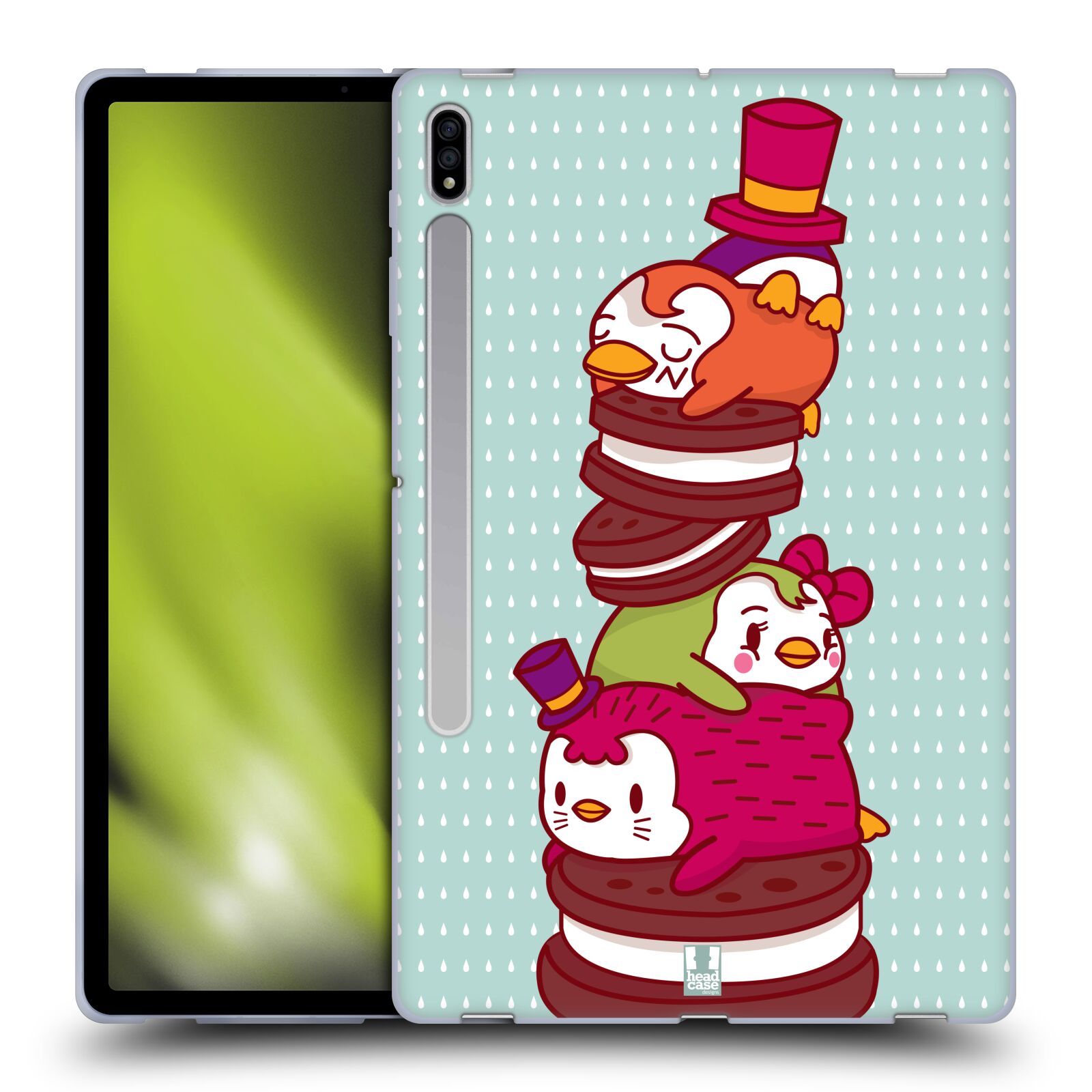 FUNDA HEAD CASE DESIGNS CON TAPAS DE ANIMALES PARA TABLETAS SAMSUNG 1 - Imagen 11 de 12
