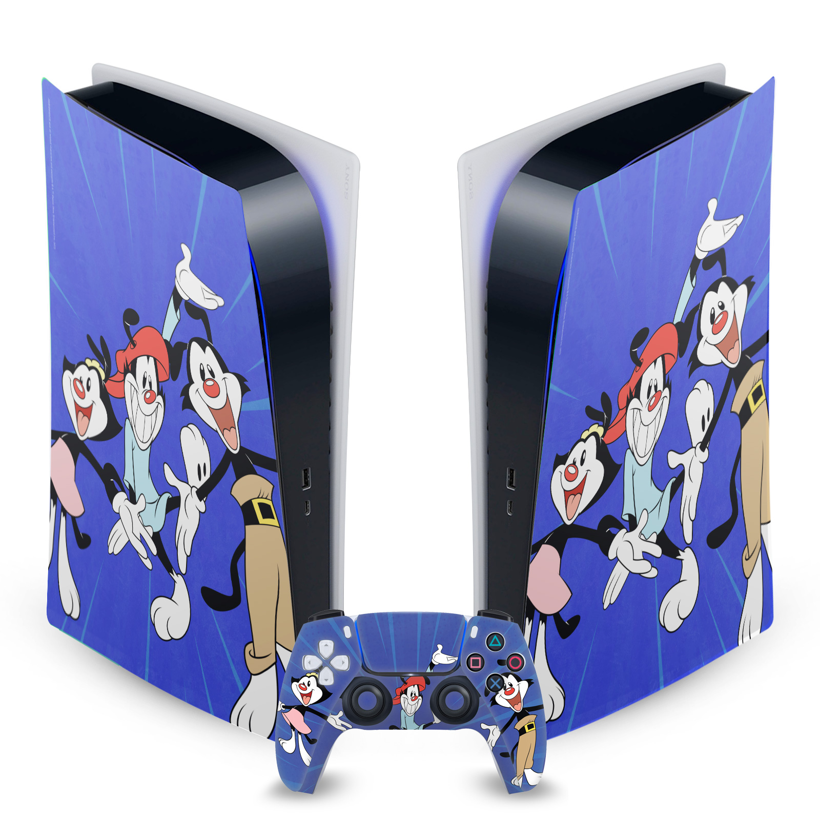 OFFICIAL ANIMANIACS GRAPHIC ART VINYL SKIN FOR SONY PS5 DIGITAL EDITION BUNDLE