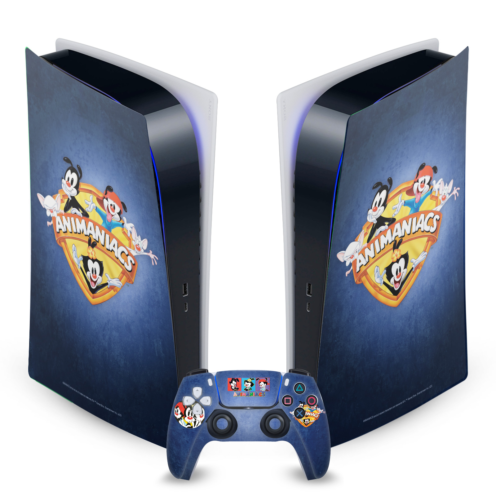 OFFICIAL ANIMANIACS GRAPHIC ART VINYL SKIN FOR SONY PS5 DIGITAL EDITION BUNDLE