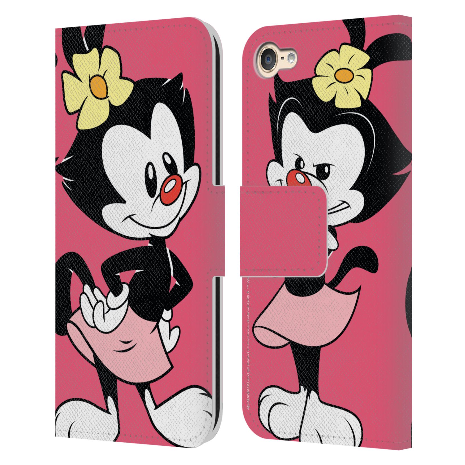 OFFICIAL ANIMANIACS GRAPHICS LEATHER BOOK CASE FOR APPLE iPOD TOUCH MP3 - Picture 7 of 14