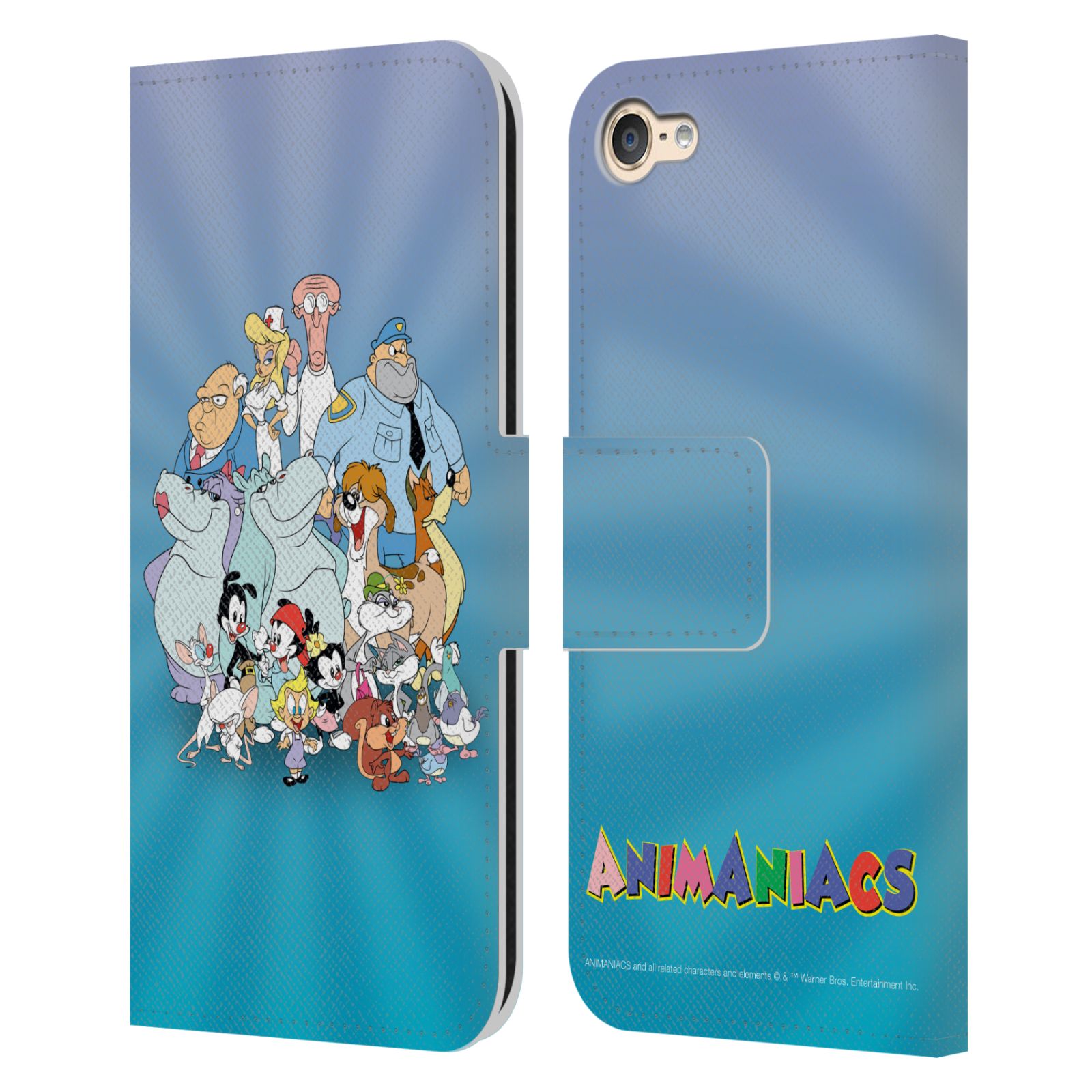 OFFICIAL ANIMANIACS GRAPHICS LEATHER BOOK CASE FOR APPLE iPOD TOUCH MP3 - Picture 9 of 14