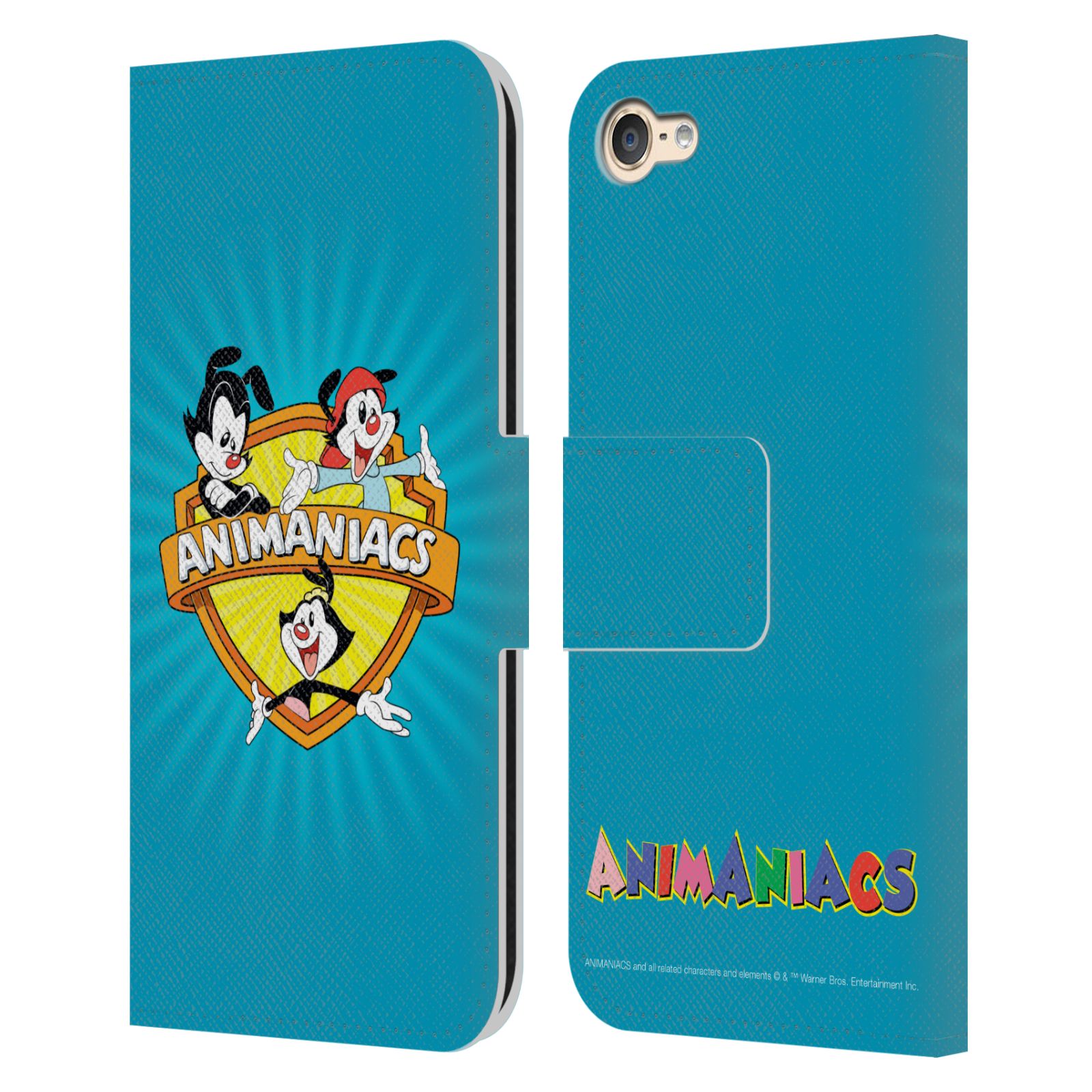 OFFICIAL ANIMANIACS GRAPHICS LEATHER BOOK CASE FOR APPLE iPOD TOUCH MP3 - Picture 10 of 14