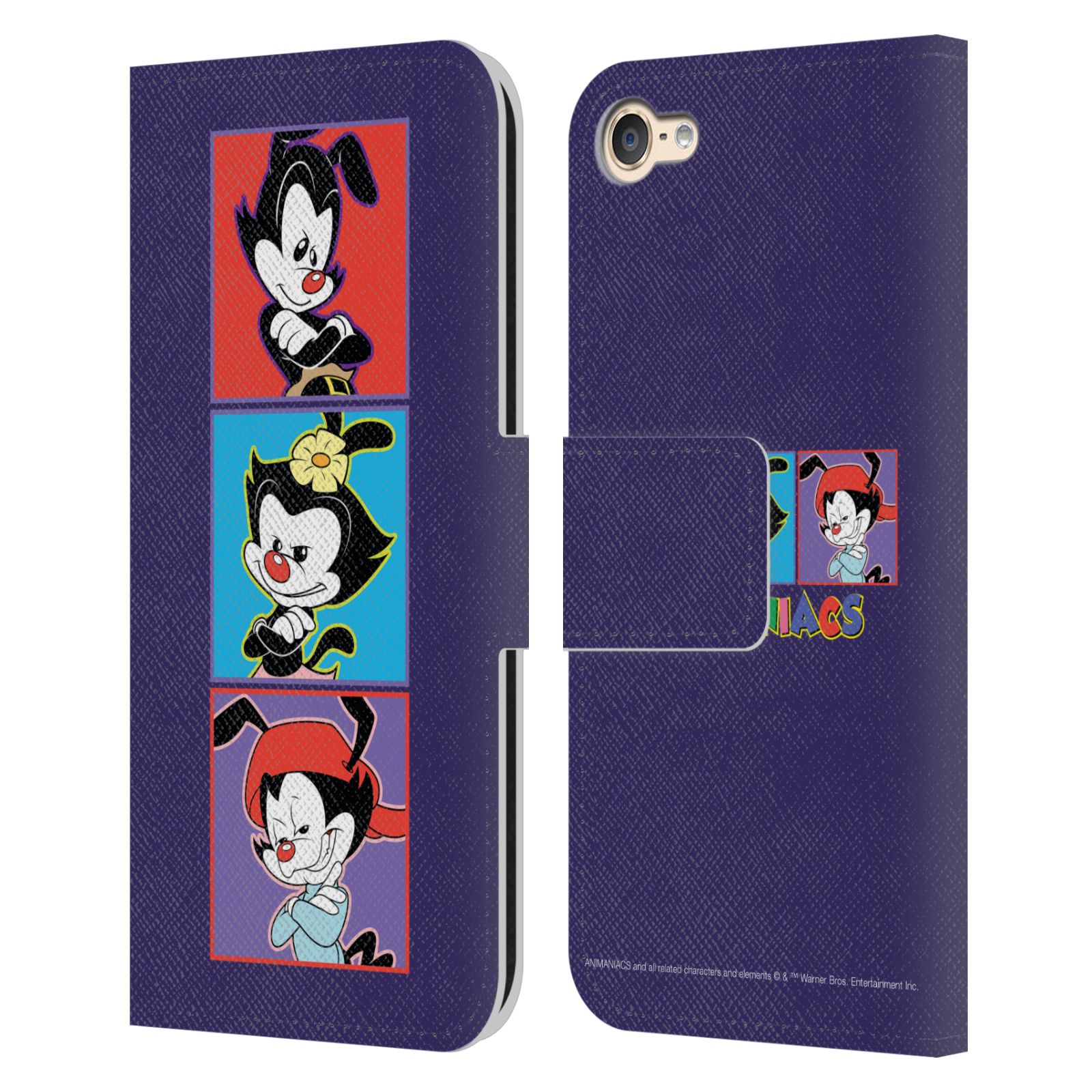 OFFICIAL ANIMANIACS GRAPHICS LEATHER BOOK CASE FOR APPLE iPOD TOUCH MP3 - Picture 12 of 14